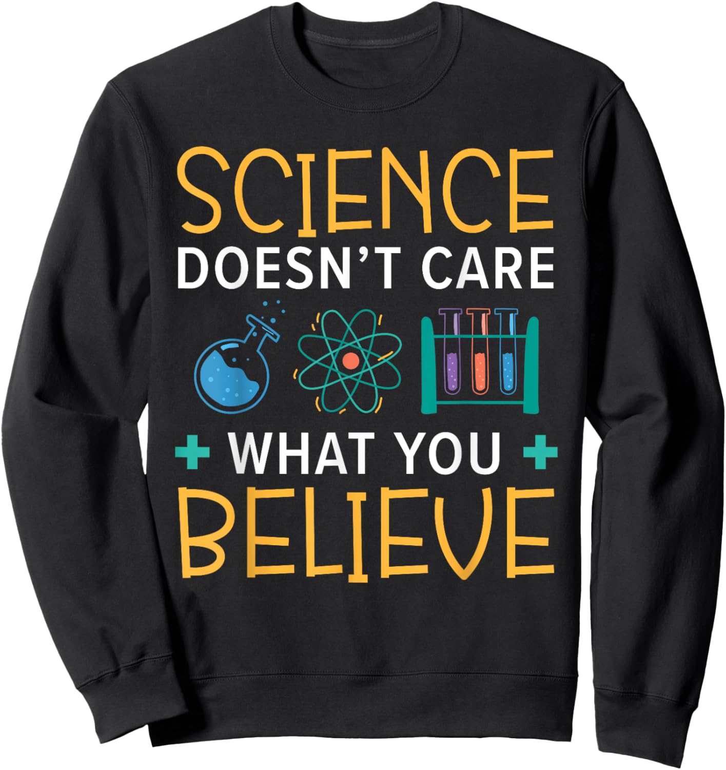Agnostic Atheist Anti-Religion SteMi Apparel Atheism Anti-Religion Agnostic Freethinker Atheist Sweatshirt - Sweatshirt | Black