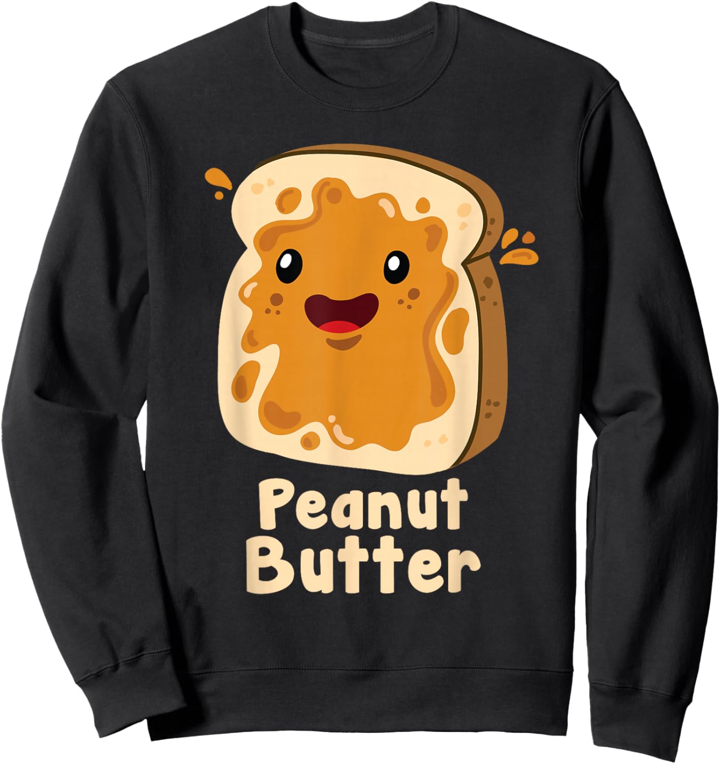 Peanut Butter & Jelly Matching Couple Halloween Best Friends Sweatshirt - Sweatshirt | Black