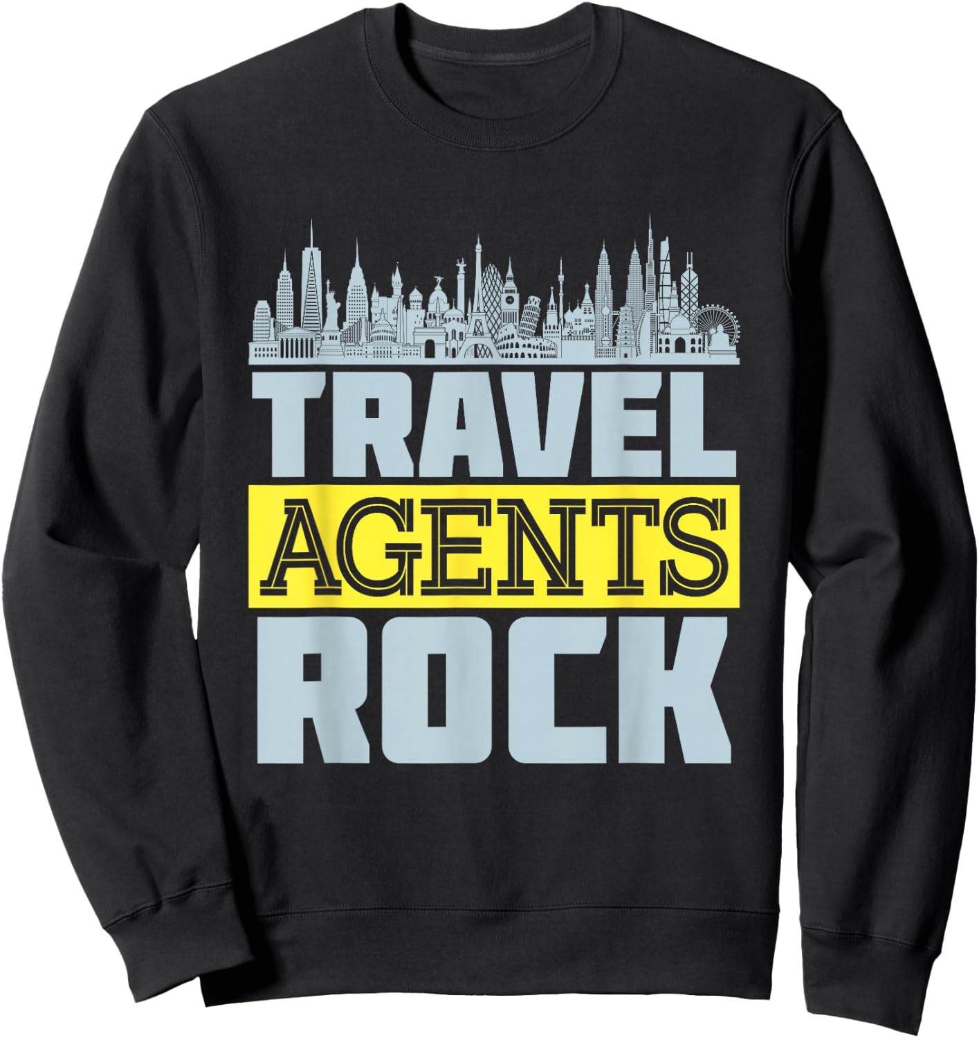 Travel Agent Vacation Planning Planner Agency Staff Gifts Sweatshirt - Sweatshirt | Black