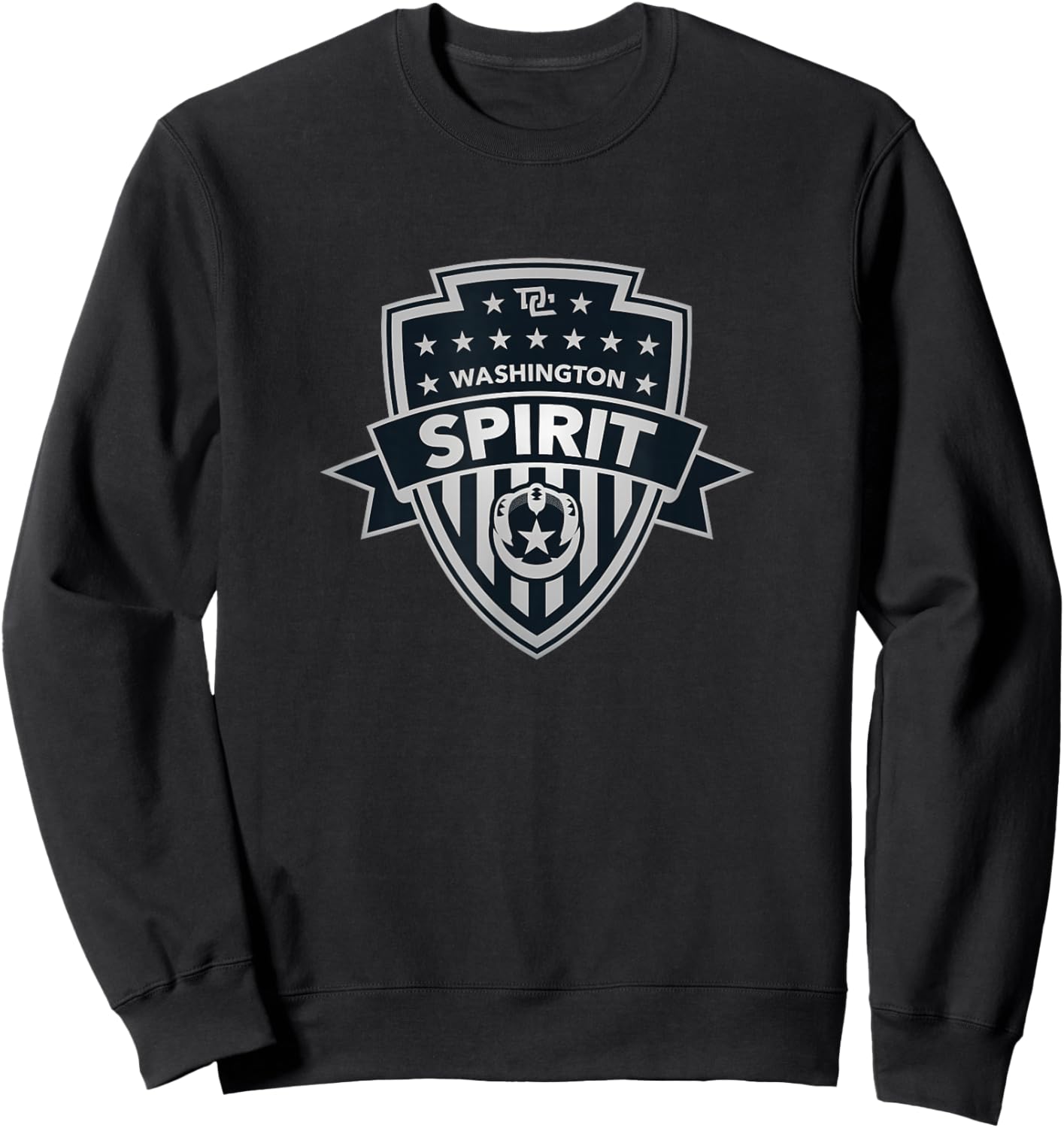 NWSL Washington Spirit Crest Sweatshirt - Sweatshirt | Black