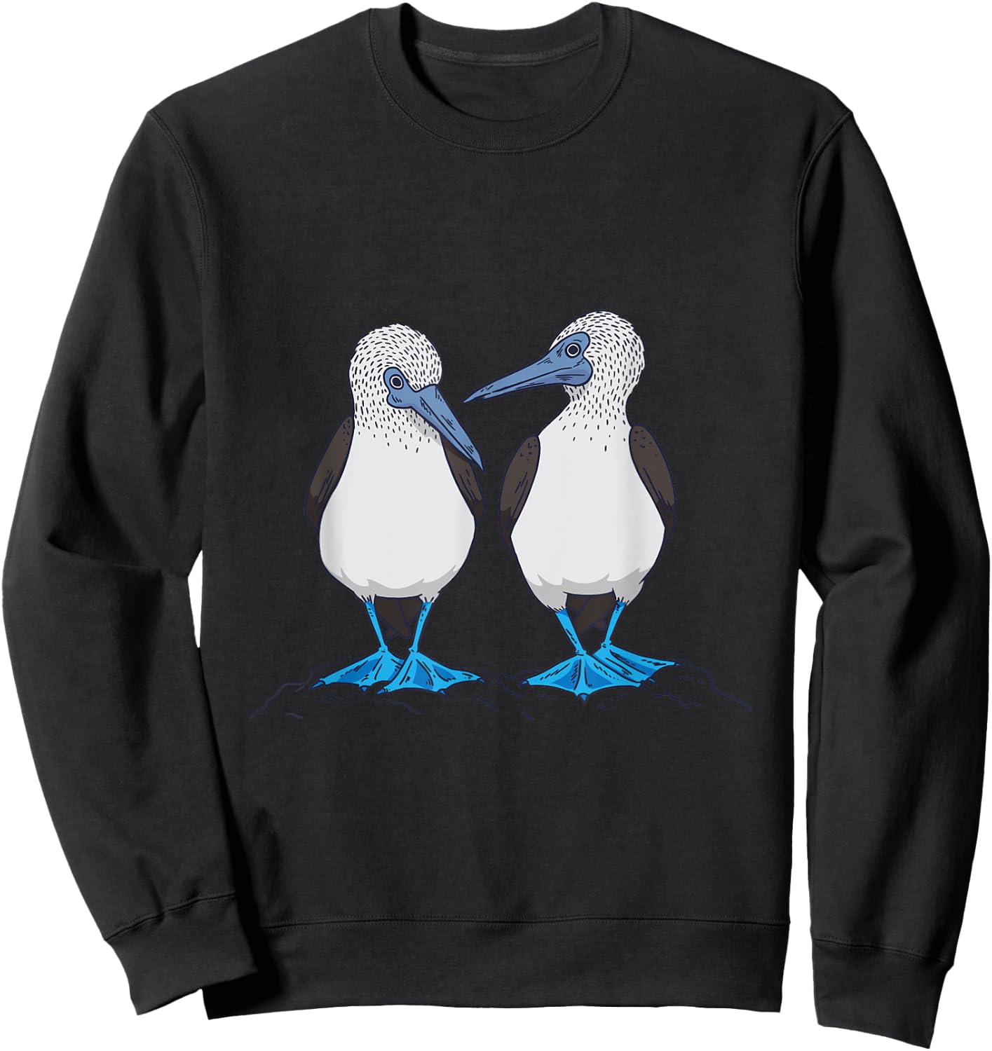 Funny Blue-footed Booby Dancing Seabird Trendy Sweatshirt - Sweatshirt | Black