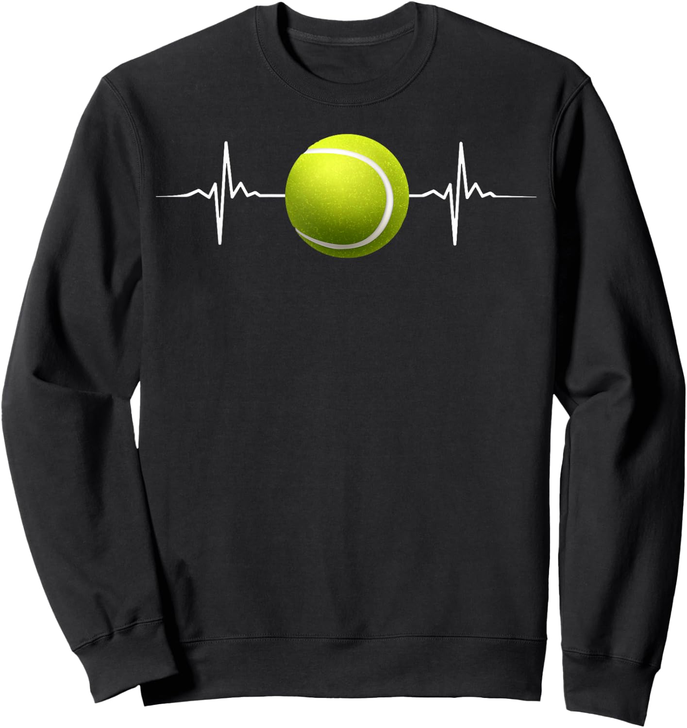 Cool Tennis Art Women Racket Sport Tennis Player Sweatshirt - Sweatshirt | Black