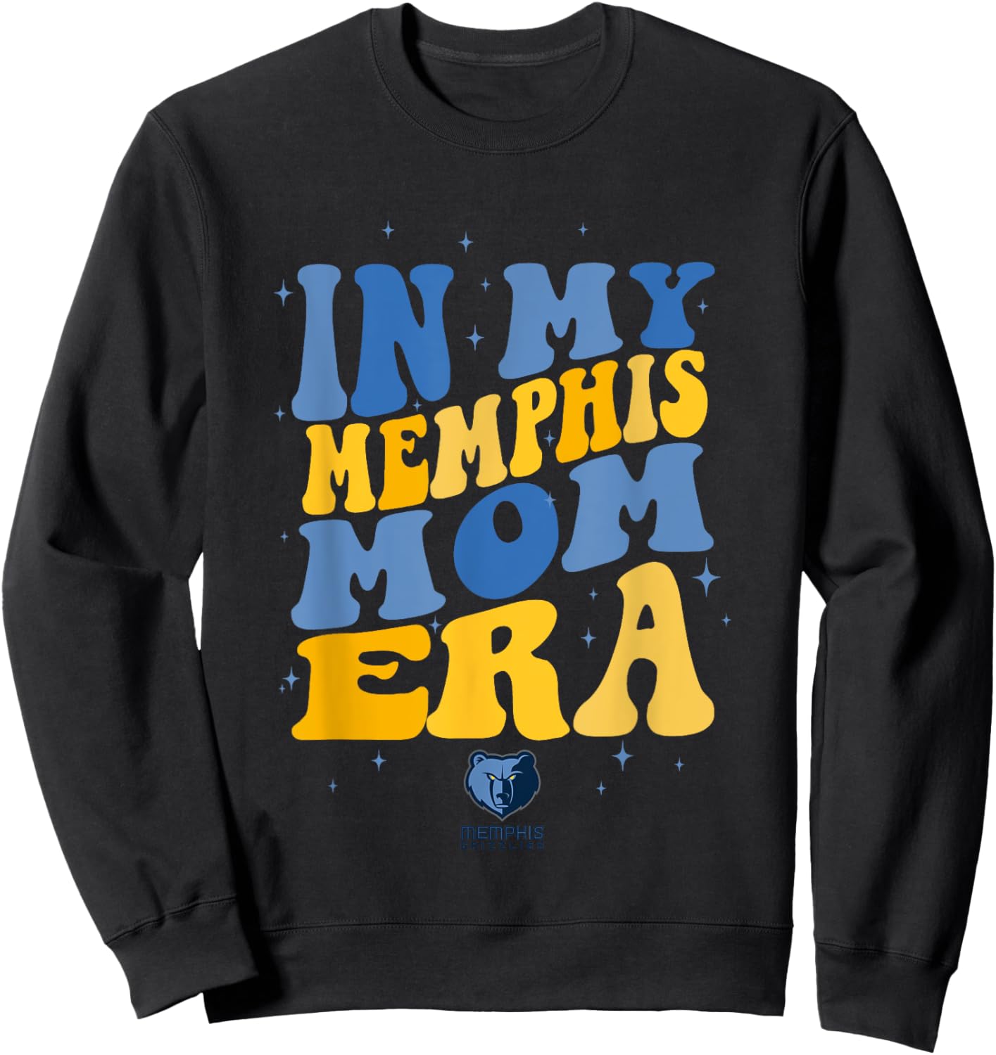 NBA Memphis Grizzlies In My Memphis Mom Era Logo Sweatshirt - Sweatshirt | Black