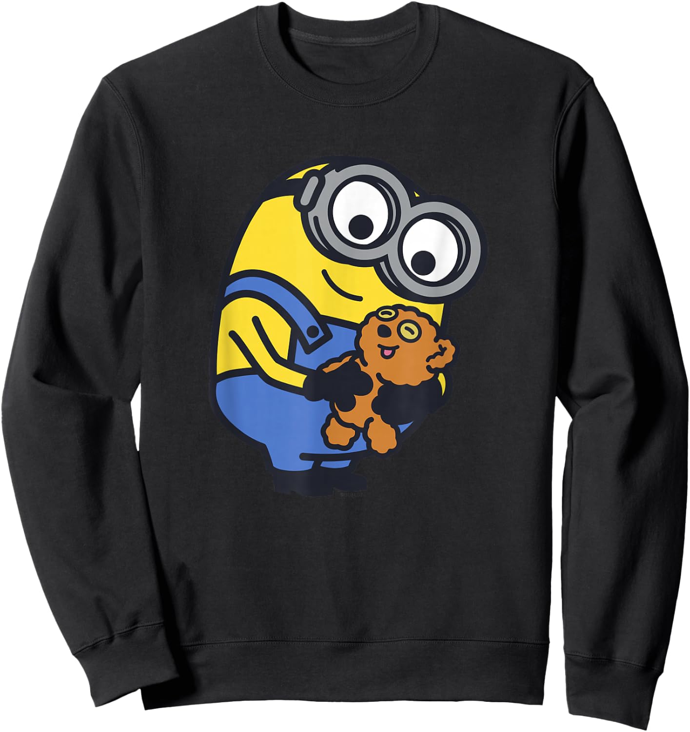 Despicable Me Minions Favorite Teddy Bear Portrait Sweatshirt - Sweatshirt | Black
