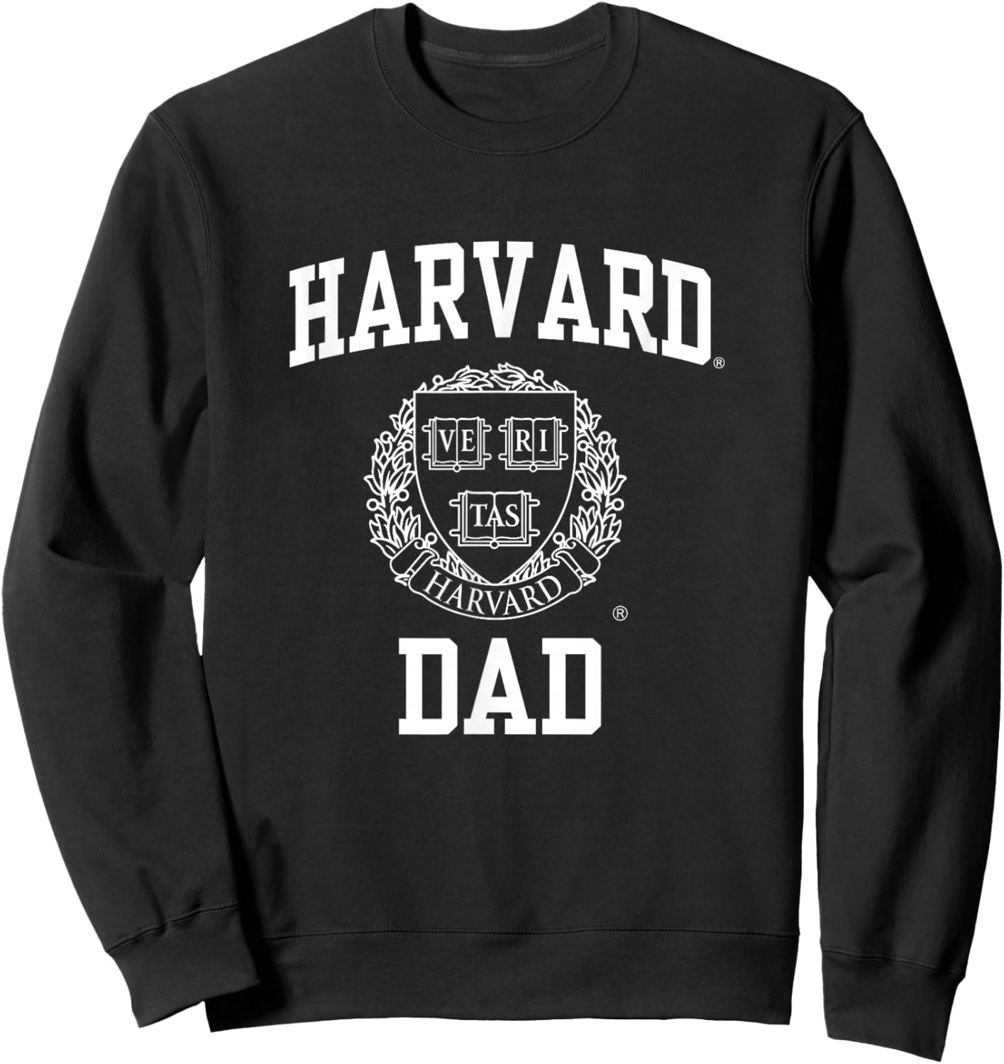 Harvard University Crimson | Official NCAA Dad | OCIMPHVU001 Sweatshirt - Sweatshirt | Black