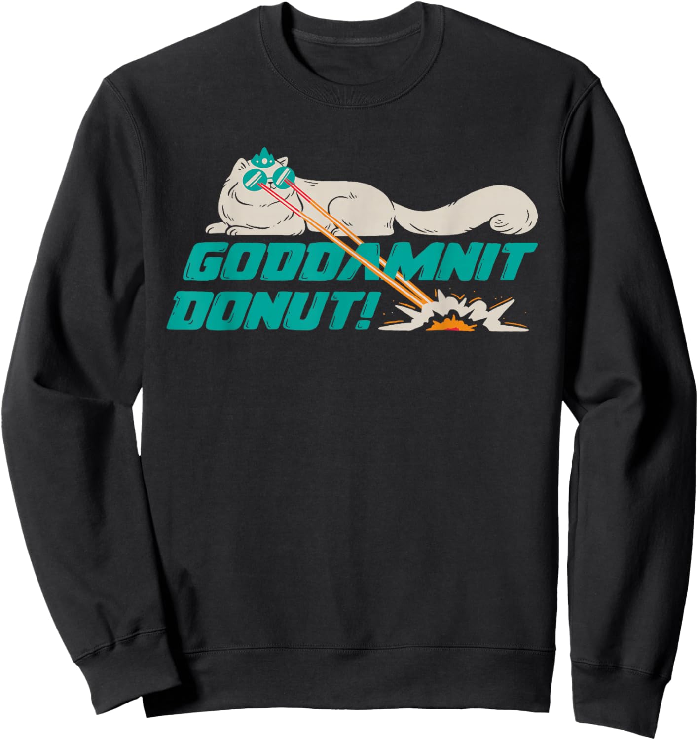 Funny Design Sweatshirt - Sweatshirt | Black