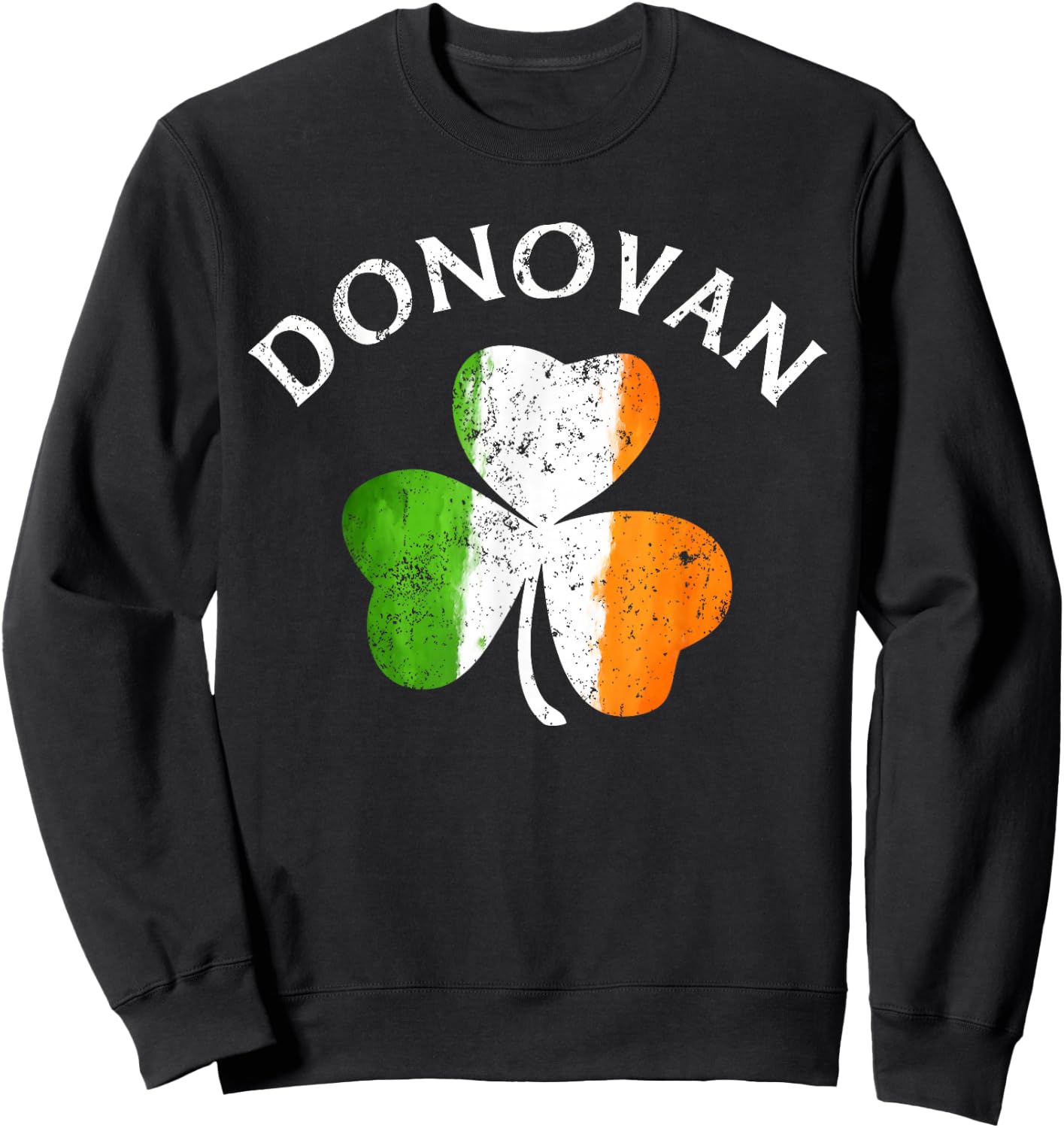 Donovan Irish Family Name Sweatshirt - Sweatshirt | Black