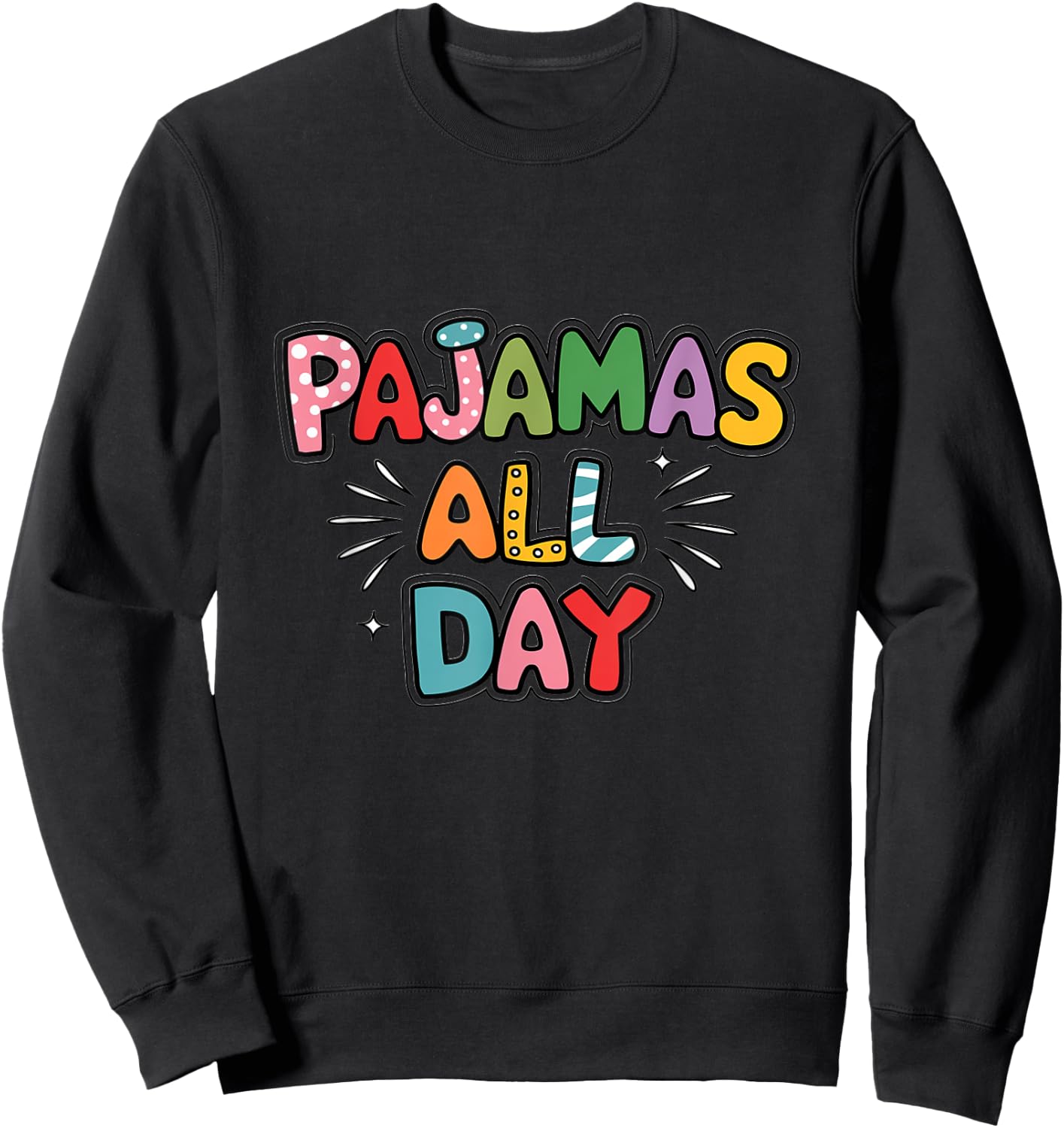 This Is My Pajama PJ Top Teen Boys Girls Bedtime Kids Sweatshirt - Sweatshirt | Black