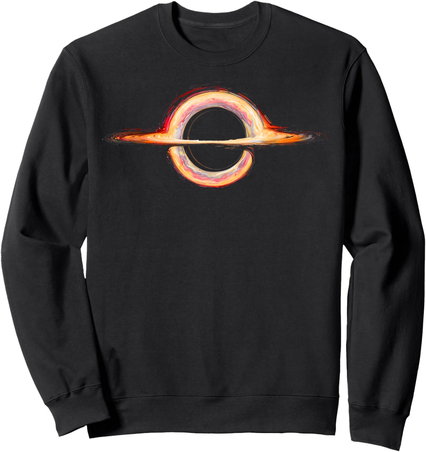Van Gogh Universe Physics Astrophysicists Gift Black Hole Sweatshirt - Sweatshirt | Black