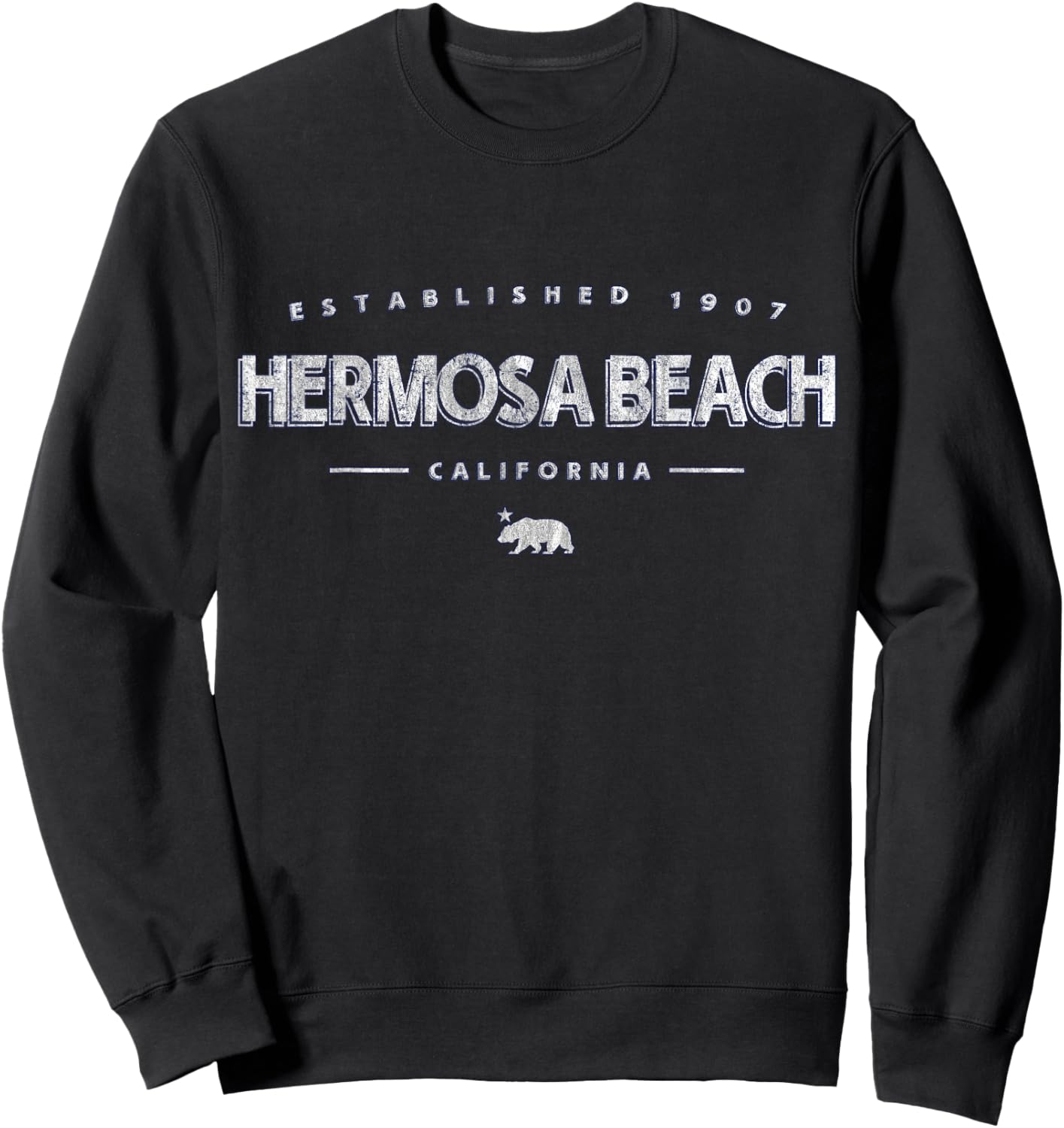 Hermosa Beach California - Hermosa Beach CA Sweatshirt - Sweatshirt | Black