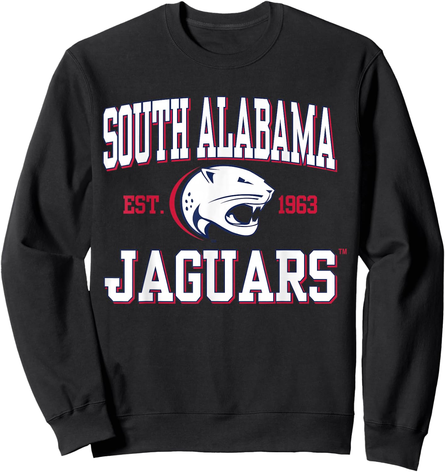 South Alabama Jaguars | NCAA University of Merch | NCAFSAL01 Sweatshirt - Sweatshirt | Black
