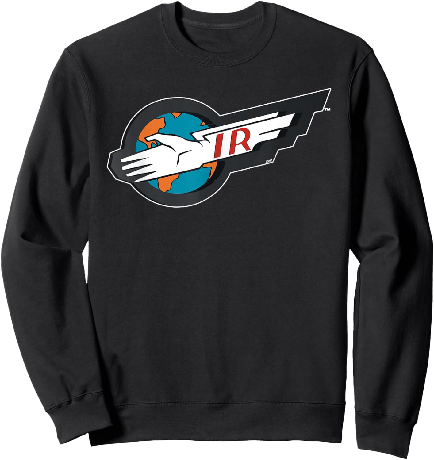 Thunderbirds International Rescue IR Logo Sweatshirt - Sweatshirt | Black