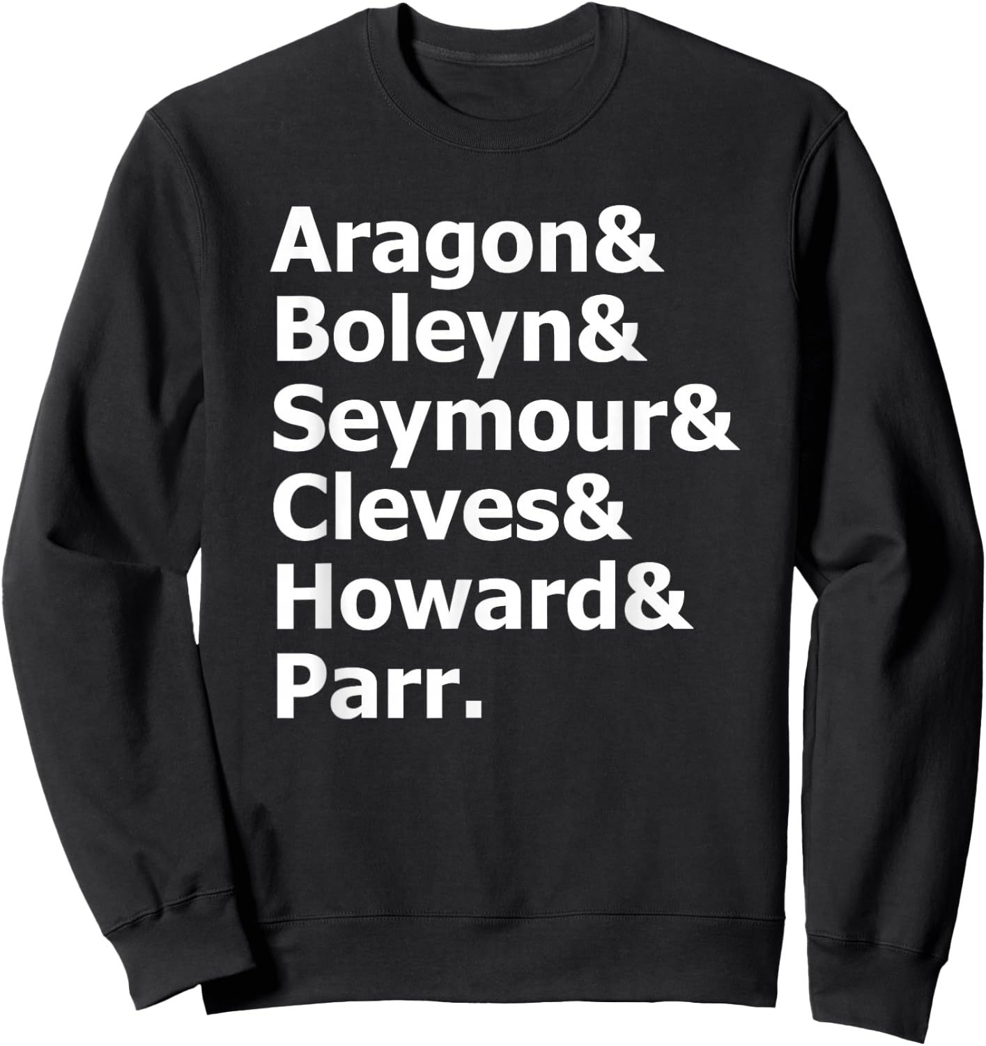 Six Wives of King Henry VIII Anne Boleyn Sweatshirt - Sweatshirt | Black