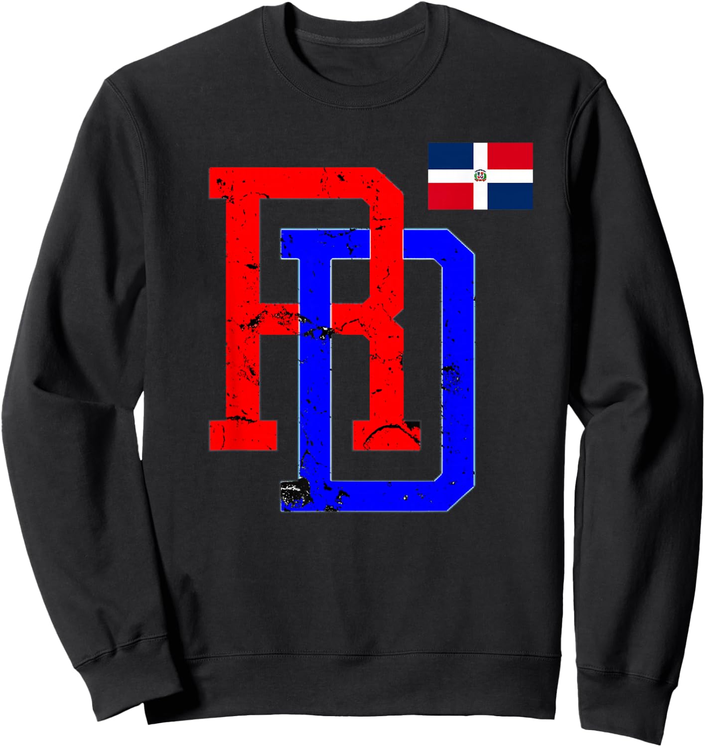 Dominican Republic RD Flag Pride-Dominican Cute Gifts Sweatshirt - Sweatshirt | Black