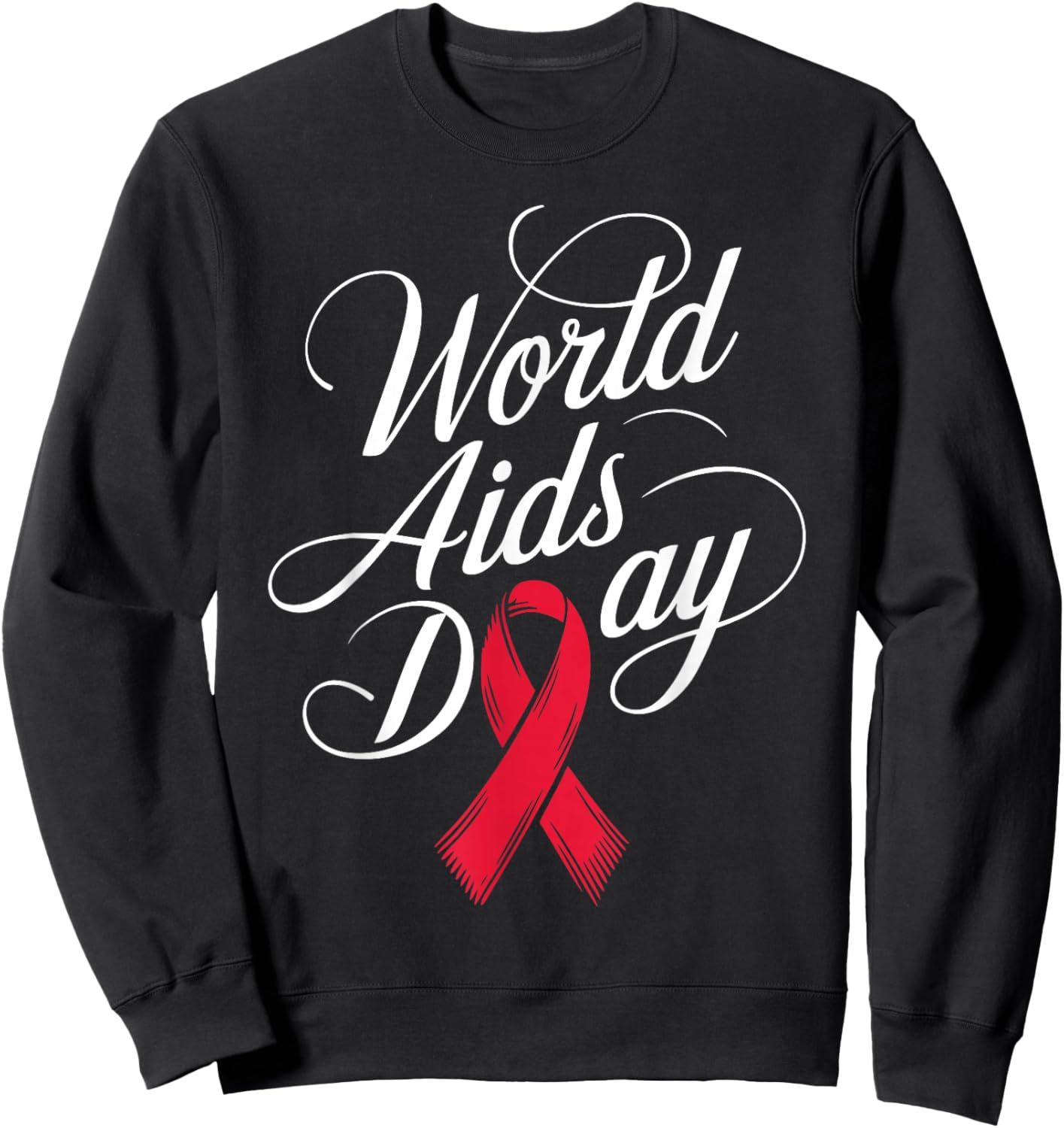 Aids Hiv Sweatshirt - Sweatshirt | Black