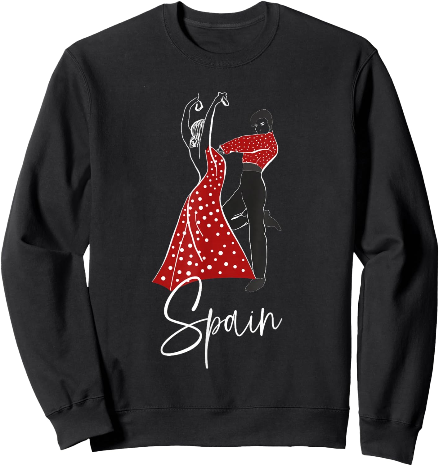 Spain Flamenco Sweatshirt - Sweatshirt | Black