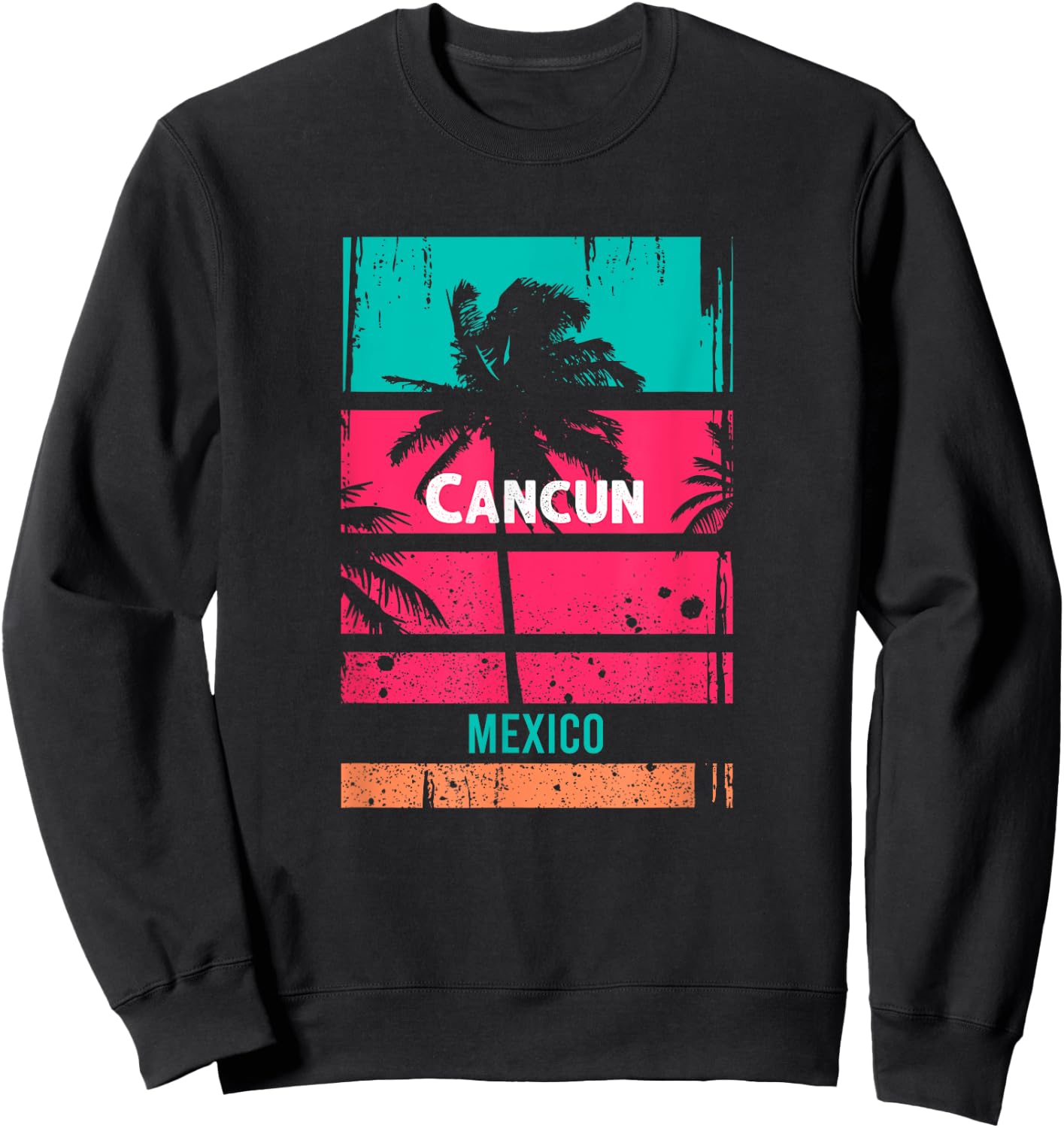 Cancun Souvenir - Mexico Reminder Sweatshirt - Sweatshirt | Black