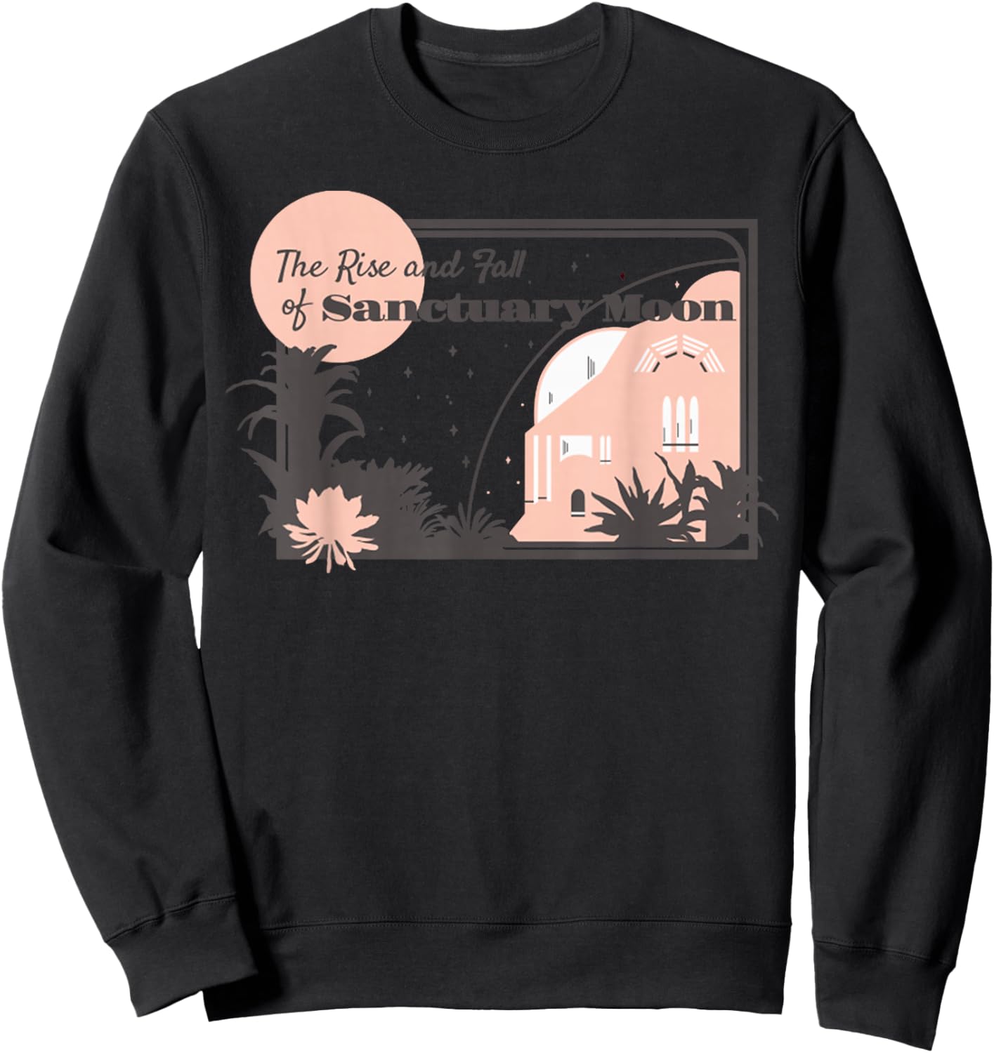 Retro City Moon The Rise Fall Of Sanctuary Space Sweatshirt - Sweatshirt | Black