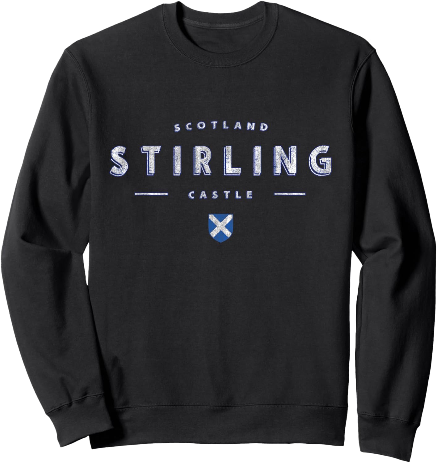 Stirling Castle Scotland Sweatshirt - Sweatshirt | Black