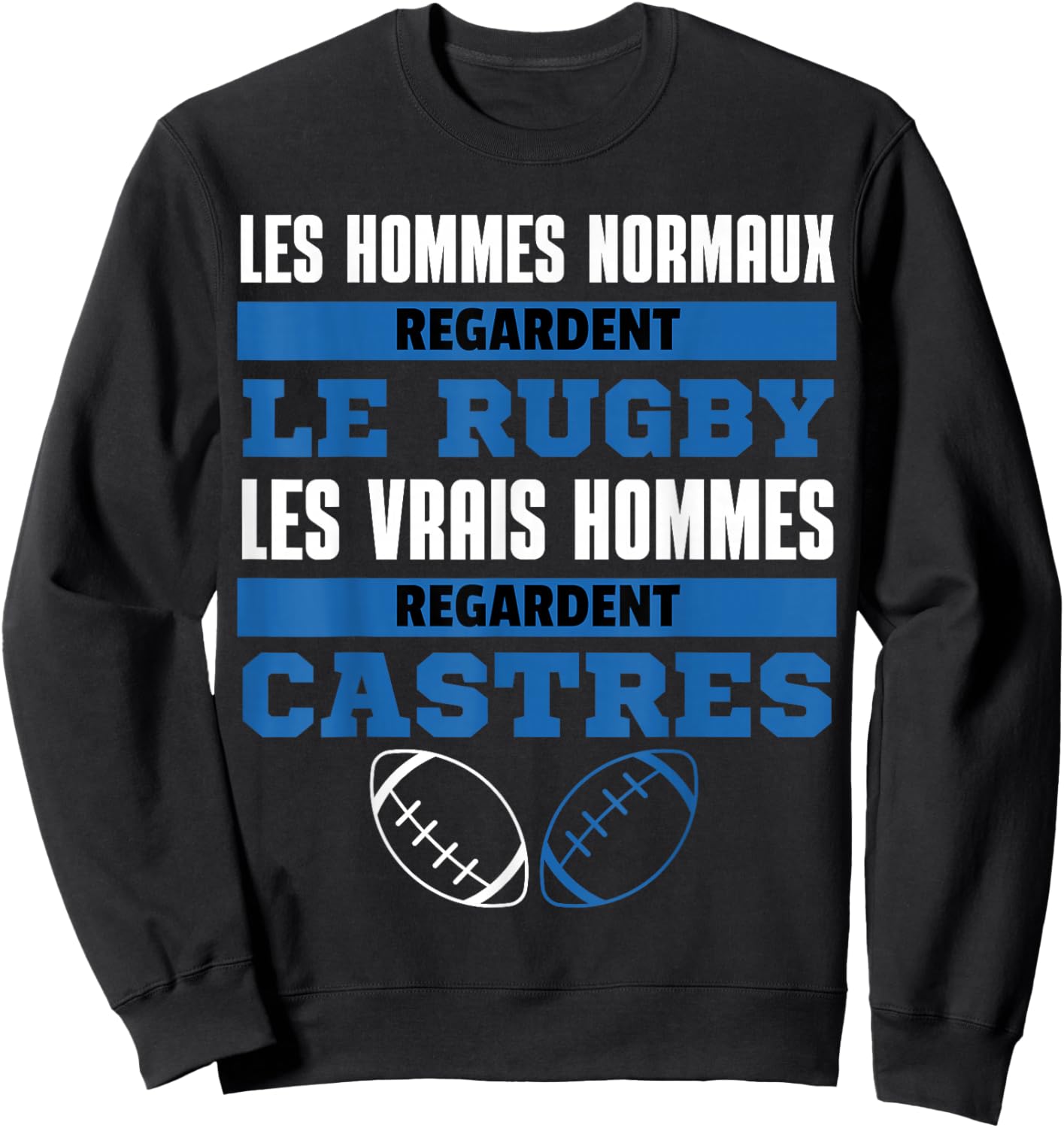Supporter Rugby Castres Gift Humour , Black, S Sweatshirt - Sweatshirt | Black