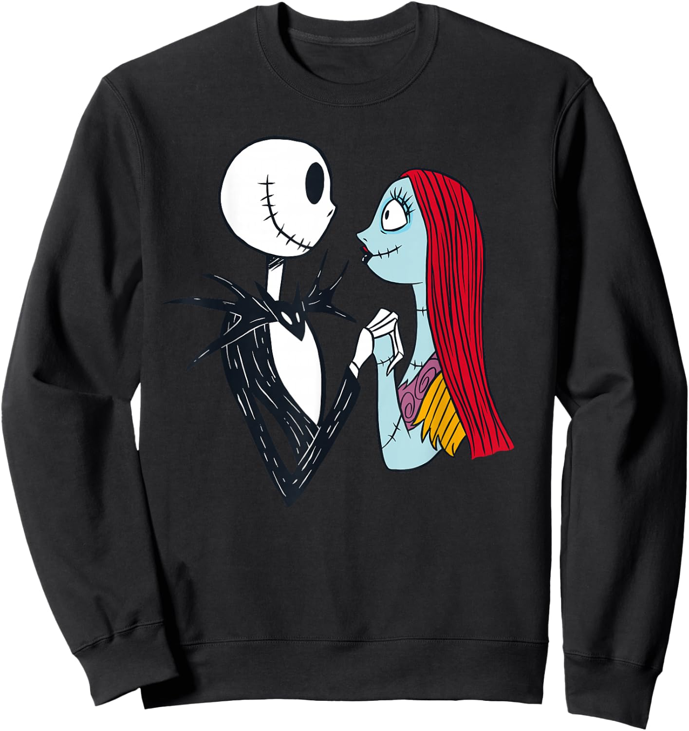 Disney The Nightmare Before Christmas Jack and Sally Sweatshirt - Sweatshirt | Black