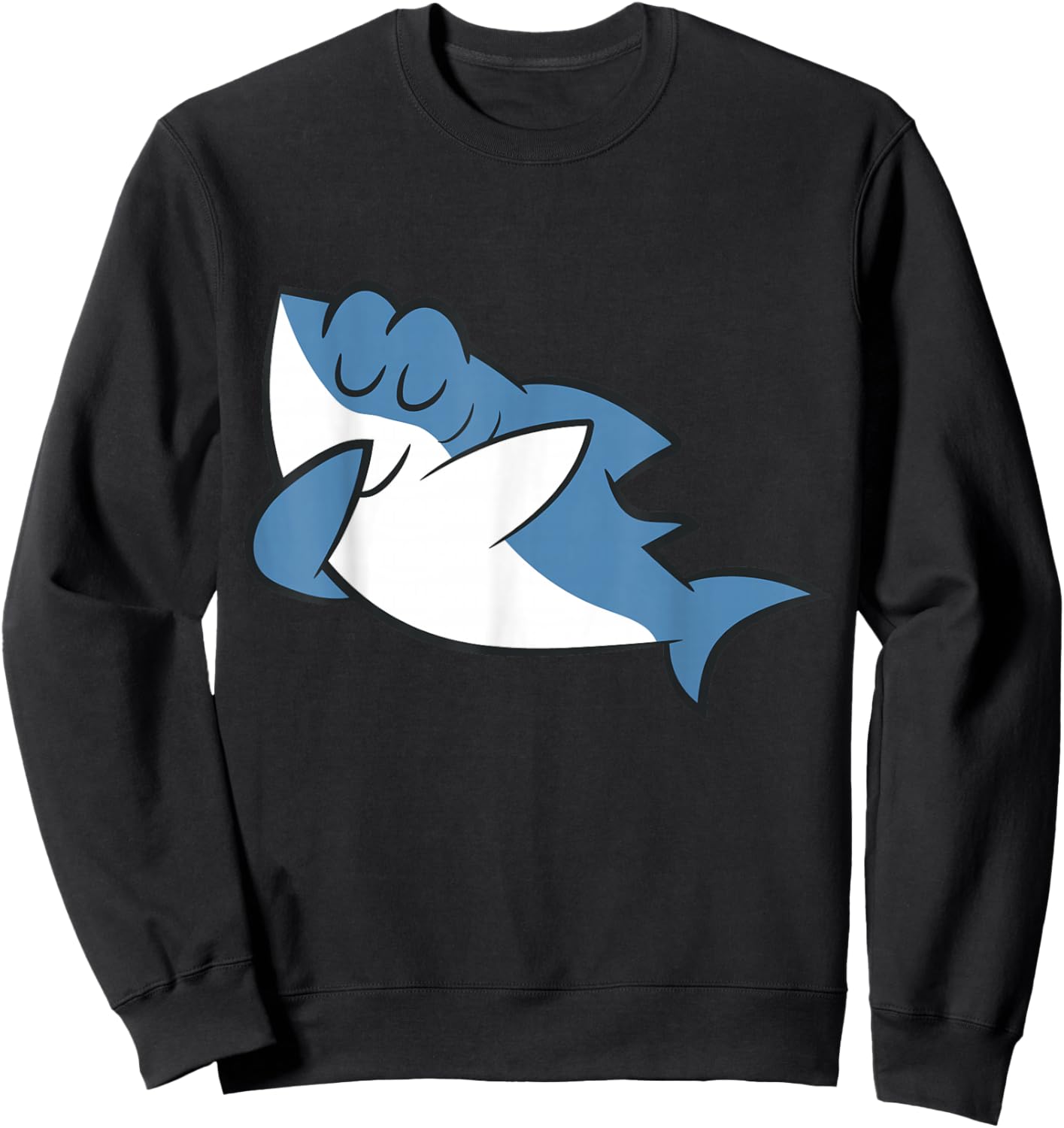 Dabbing Shark Sweatshirt - Sweatshirt | Black