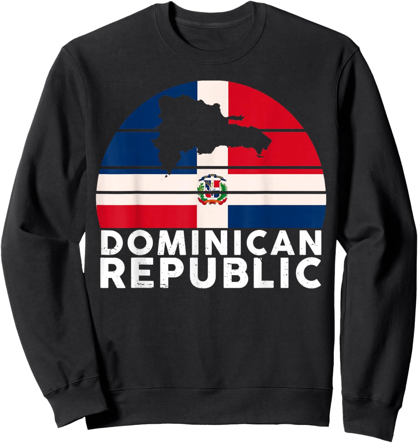 Republic Dominican- Kids Toddler Dominicano Dominicana Sweatshirt - Sweatshirt | Black