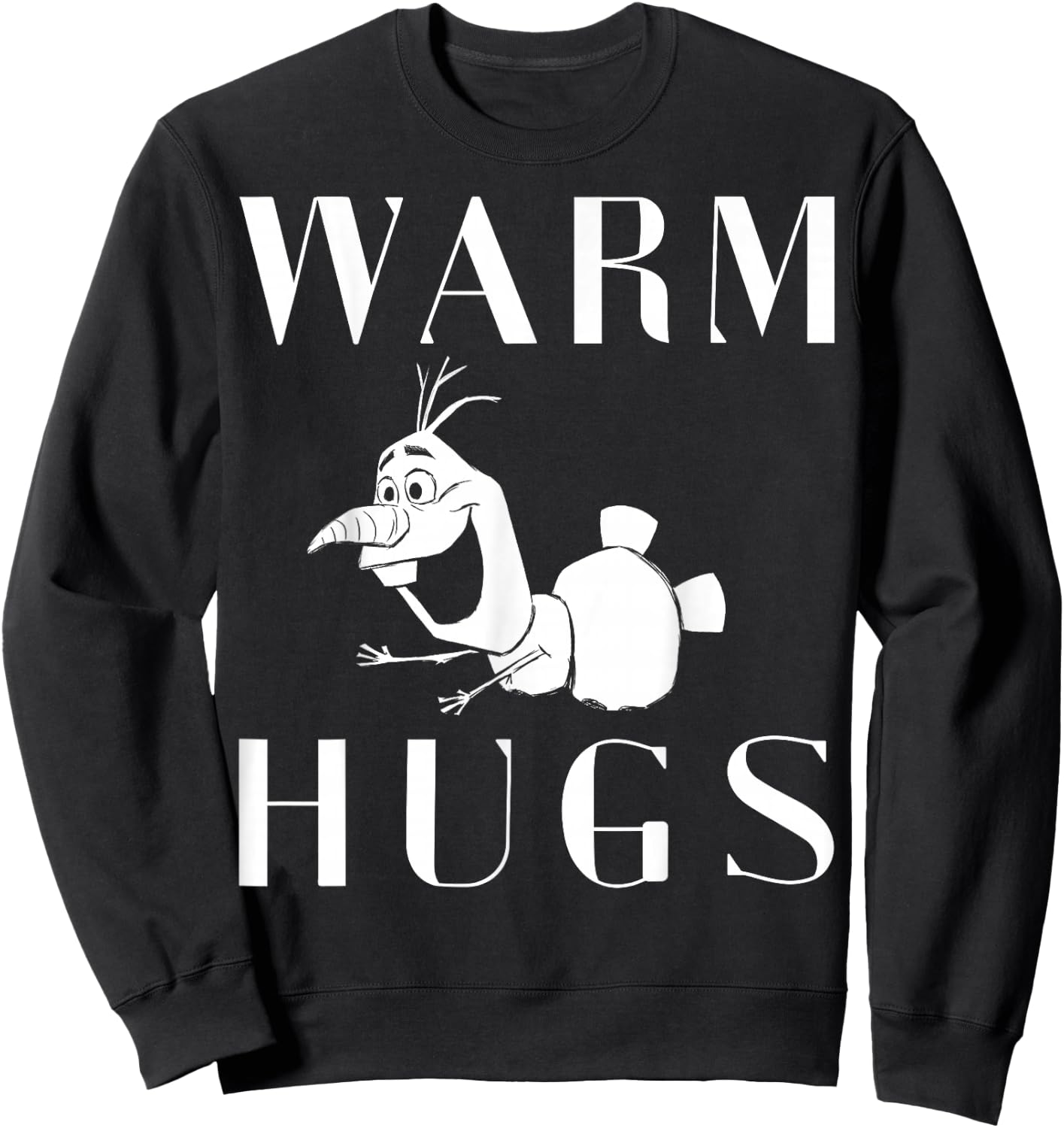 Disney Frozen 2 Olaf Happy Warm Hugs Sweatshirt - Sweatshirt | Black