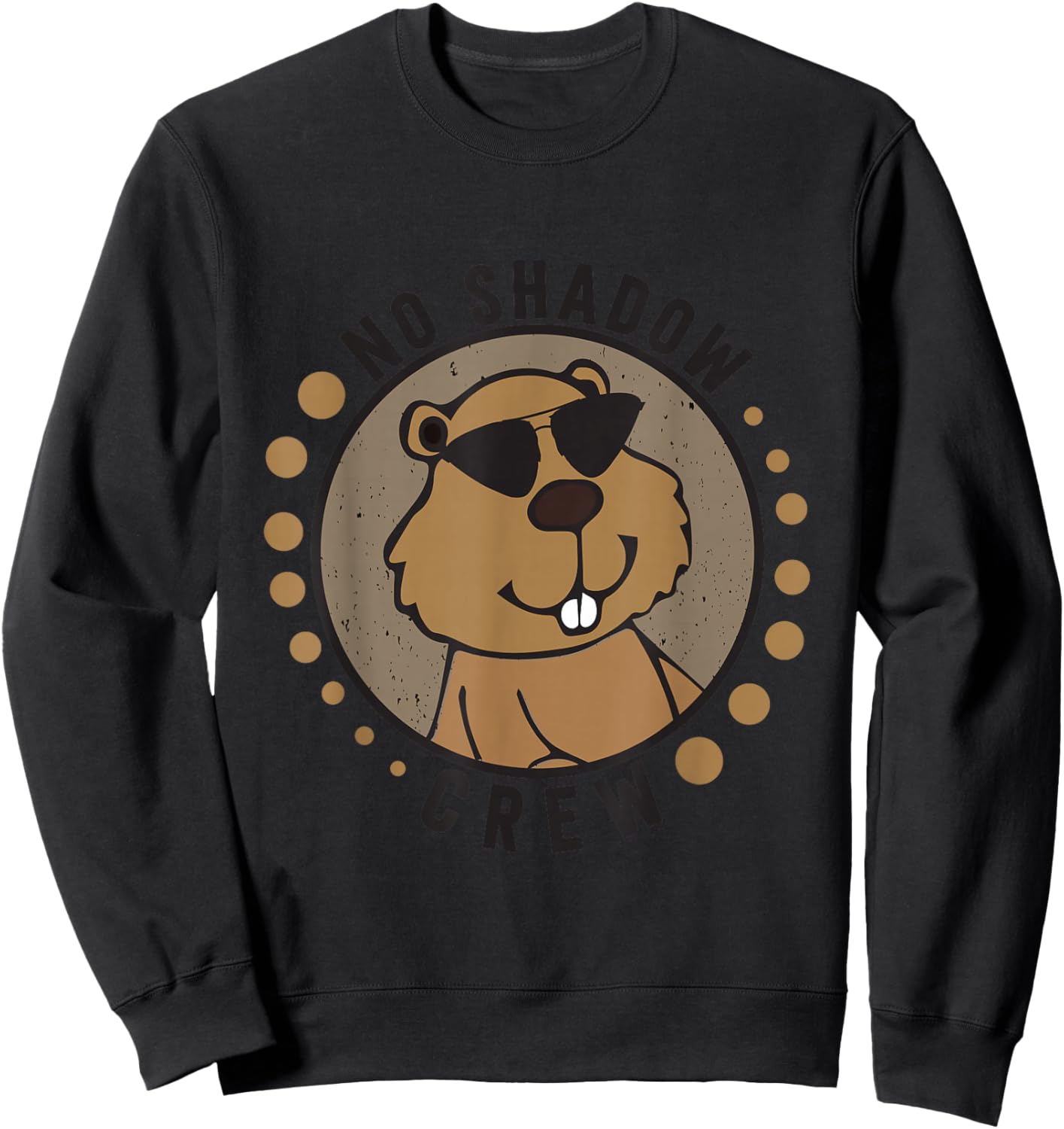 Team No Shadow Crew Groundhog Day 2026 Sweatshirt - Sweatshirt | Black