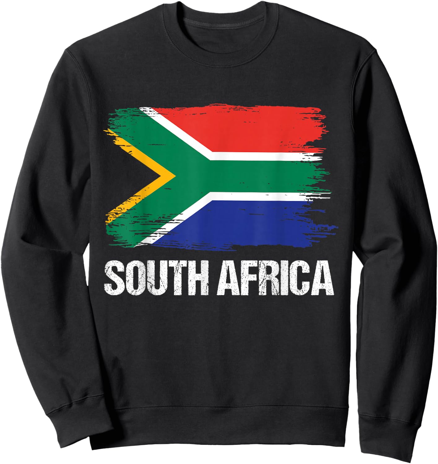 South Africa Flag Pride Patriotic Born South African Gift Sweatshirt - Sweatshirt | Black