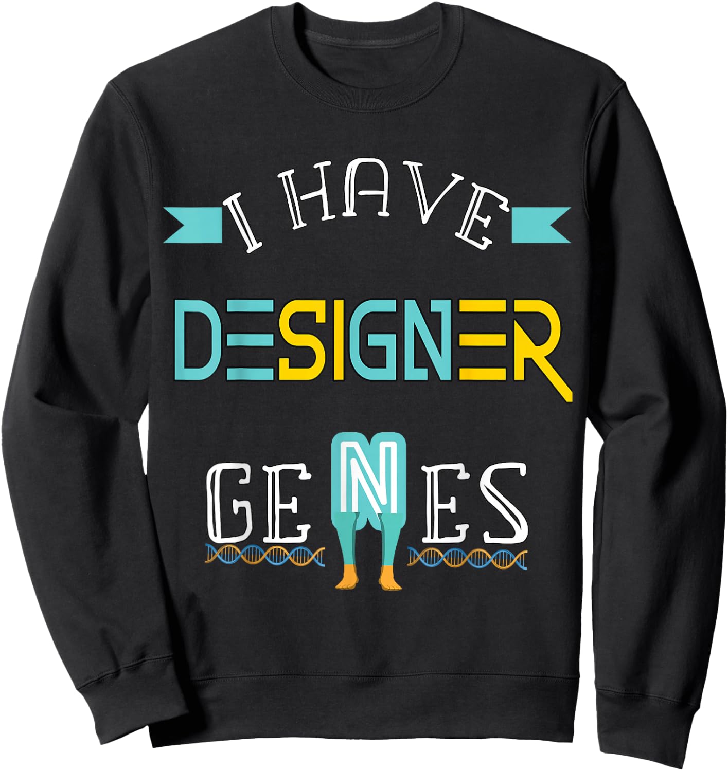 Down Syndrome Gift Teens Teenage Girls Boys DS Awareness Sweatshirt - Sweatshirt | Black