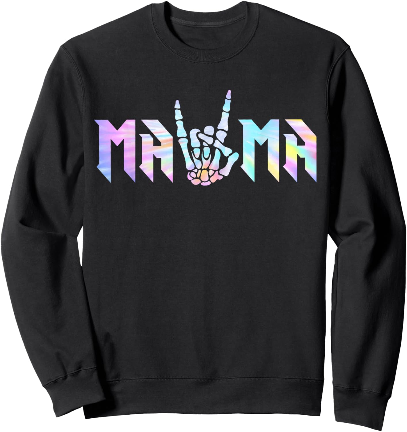 Mama Of The Bad Two the Bone Birthday 2 Years Old Birthday Sweatshirt - Sweatshirt | Black
