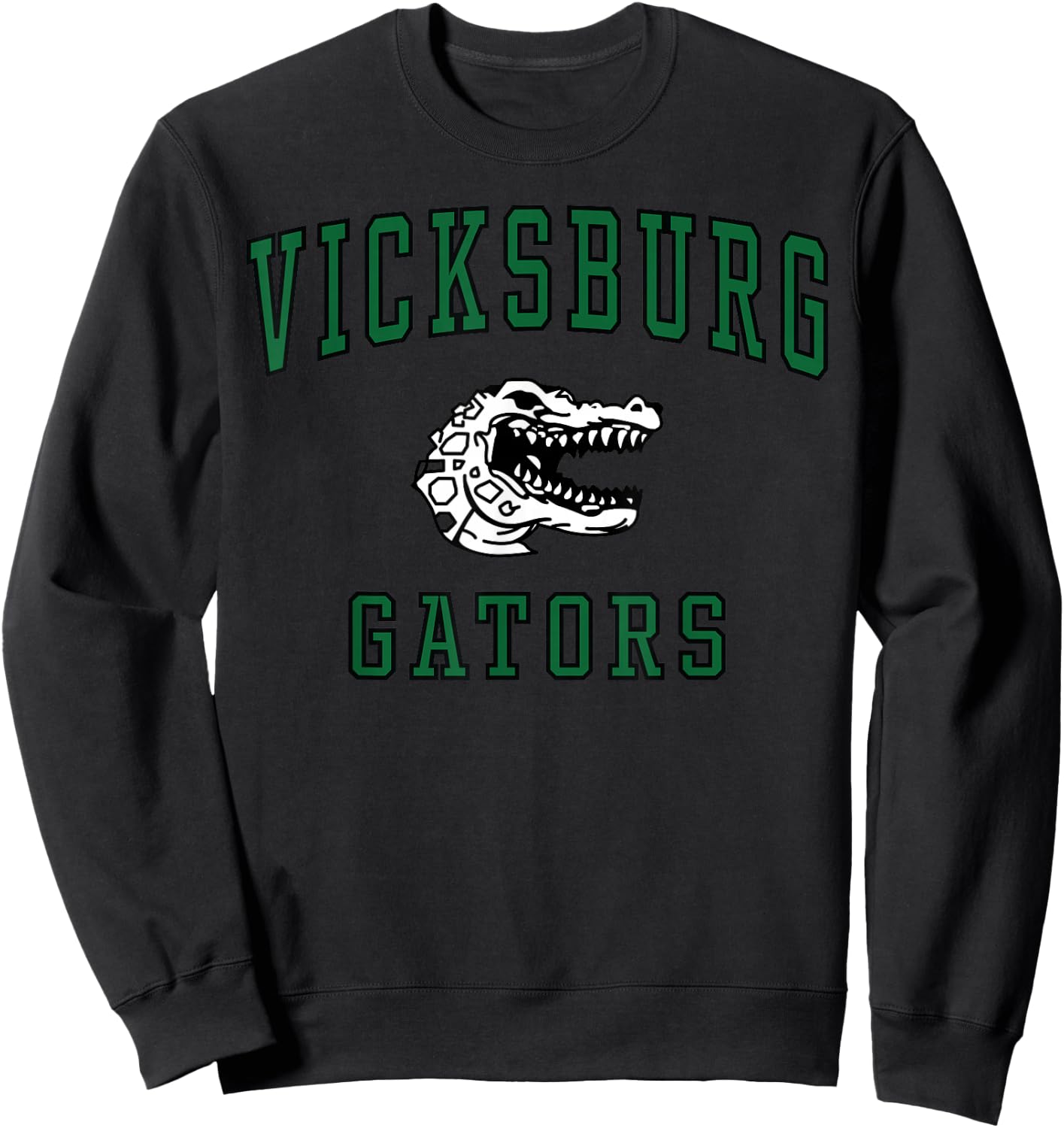 Vicksburg High School Gators C1 Sweatshirt - Sweatshirt | Black