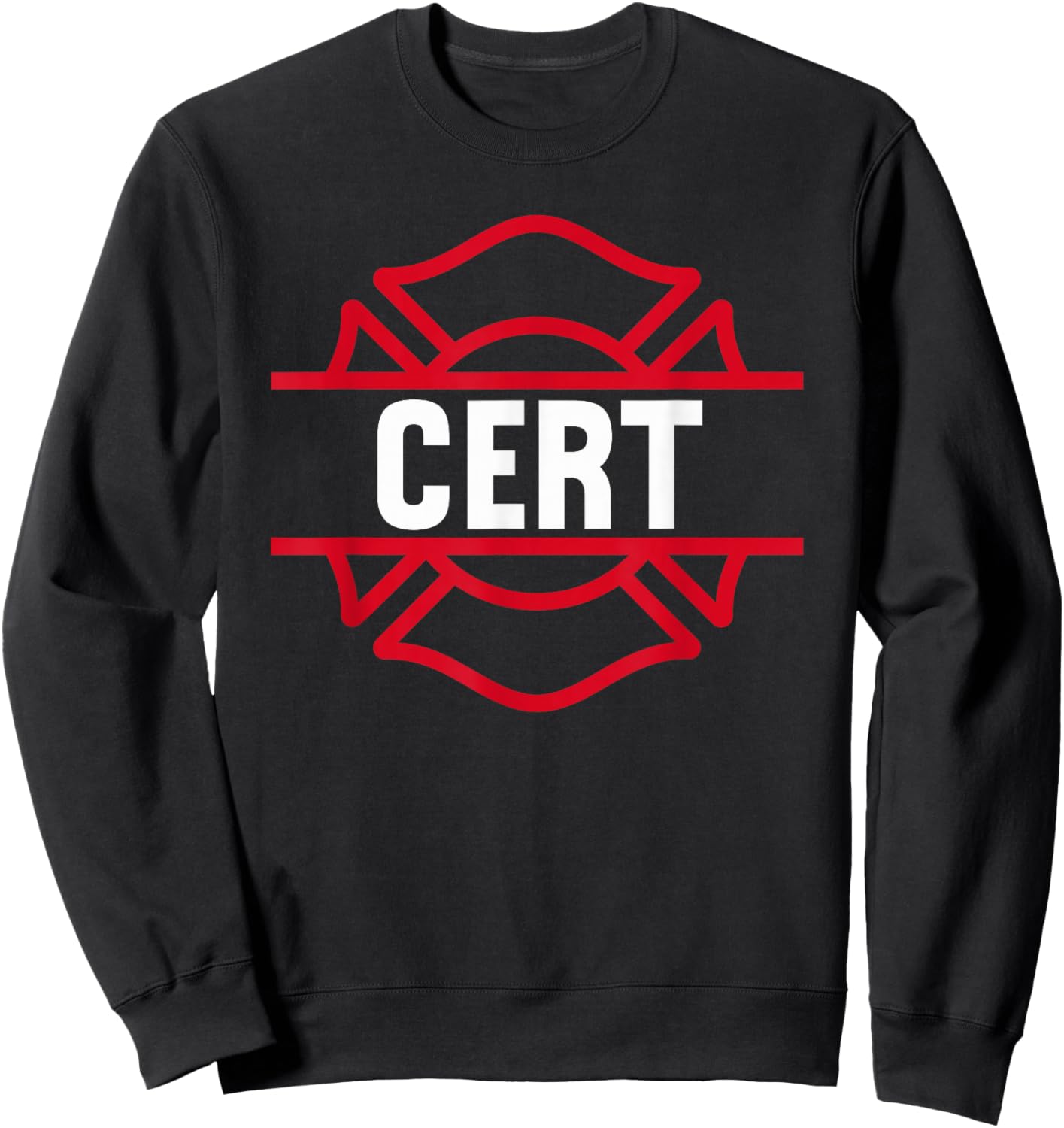 CERT Community Emergency Response Team Pride Sweatshirt - Sweatshirt | Black