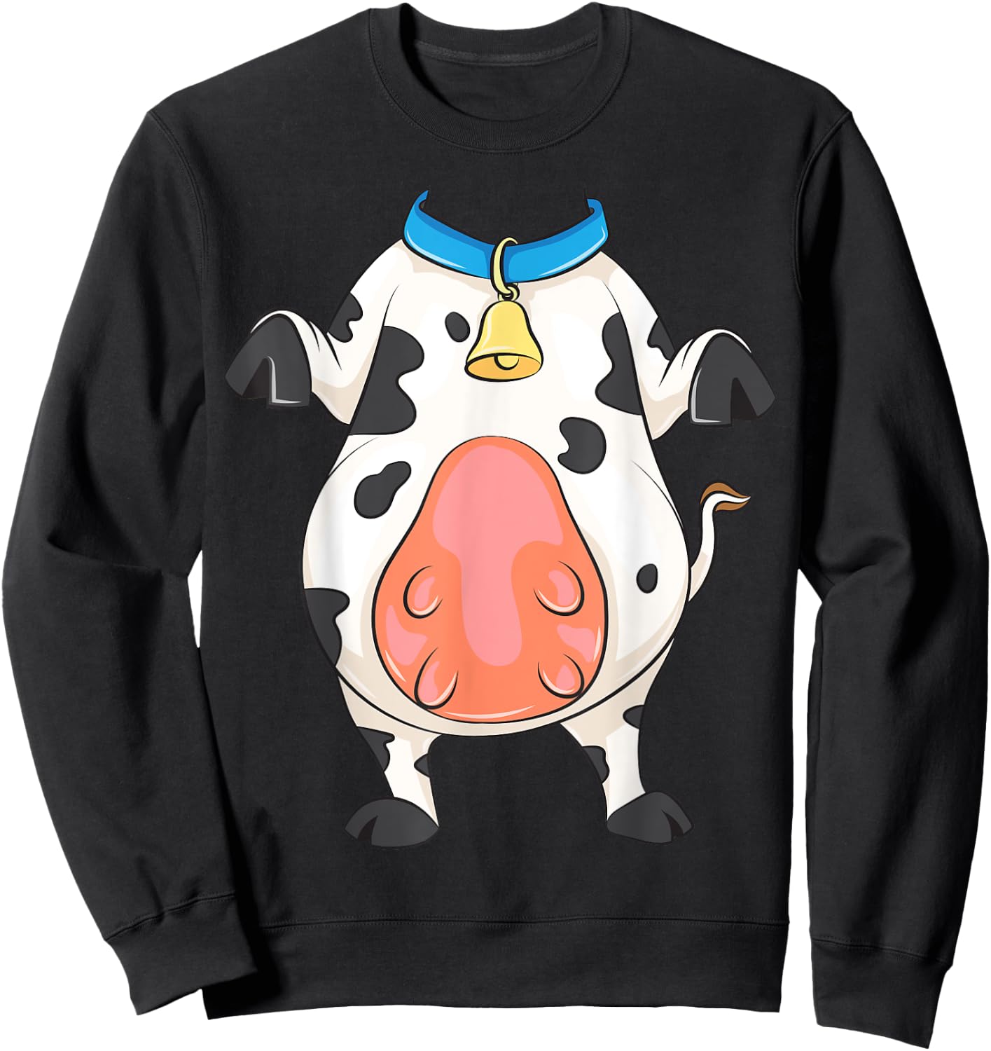 Headless Cow Costume Halloween | Cool Heifer Fan Funny Gift Sweatshirt - Sweatshirt | Black
