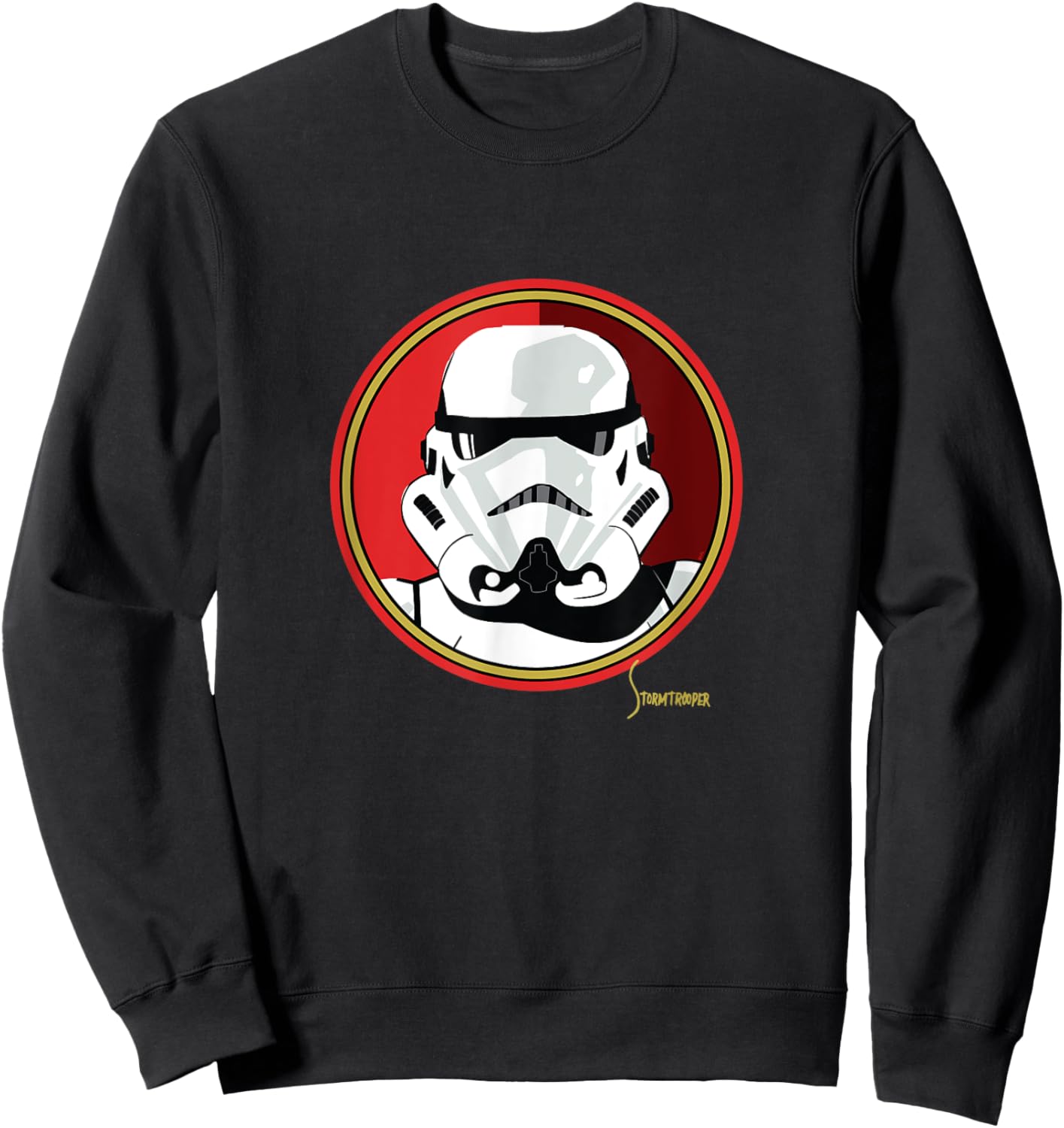 Star Wars Stormtrooper Classic Character Matching 2-Sided Sweatshirt - Sweatshirt | Black