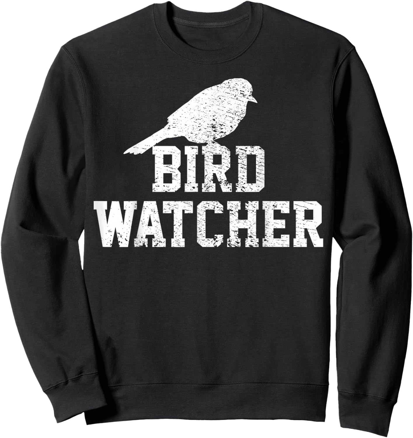 Bird Watcher Vintage Gift Sweatshirt - Sweatshirt | Black