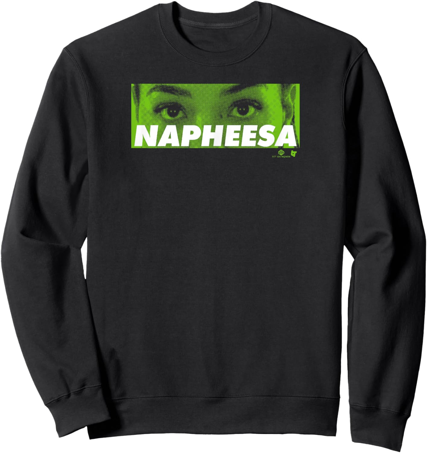 Napheesa Collier - Napheesa Eyes - Minnesota Basketball Sweatshirt - Sweatshirt | Black