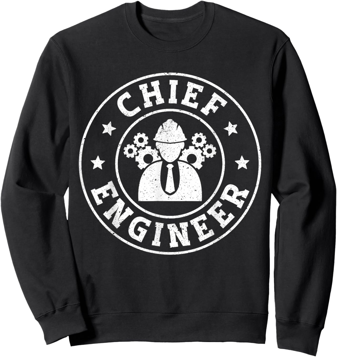 Engineer Chief Engineer Sweatshirt - Sweatshirt | Black