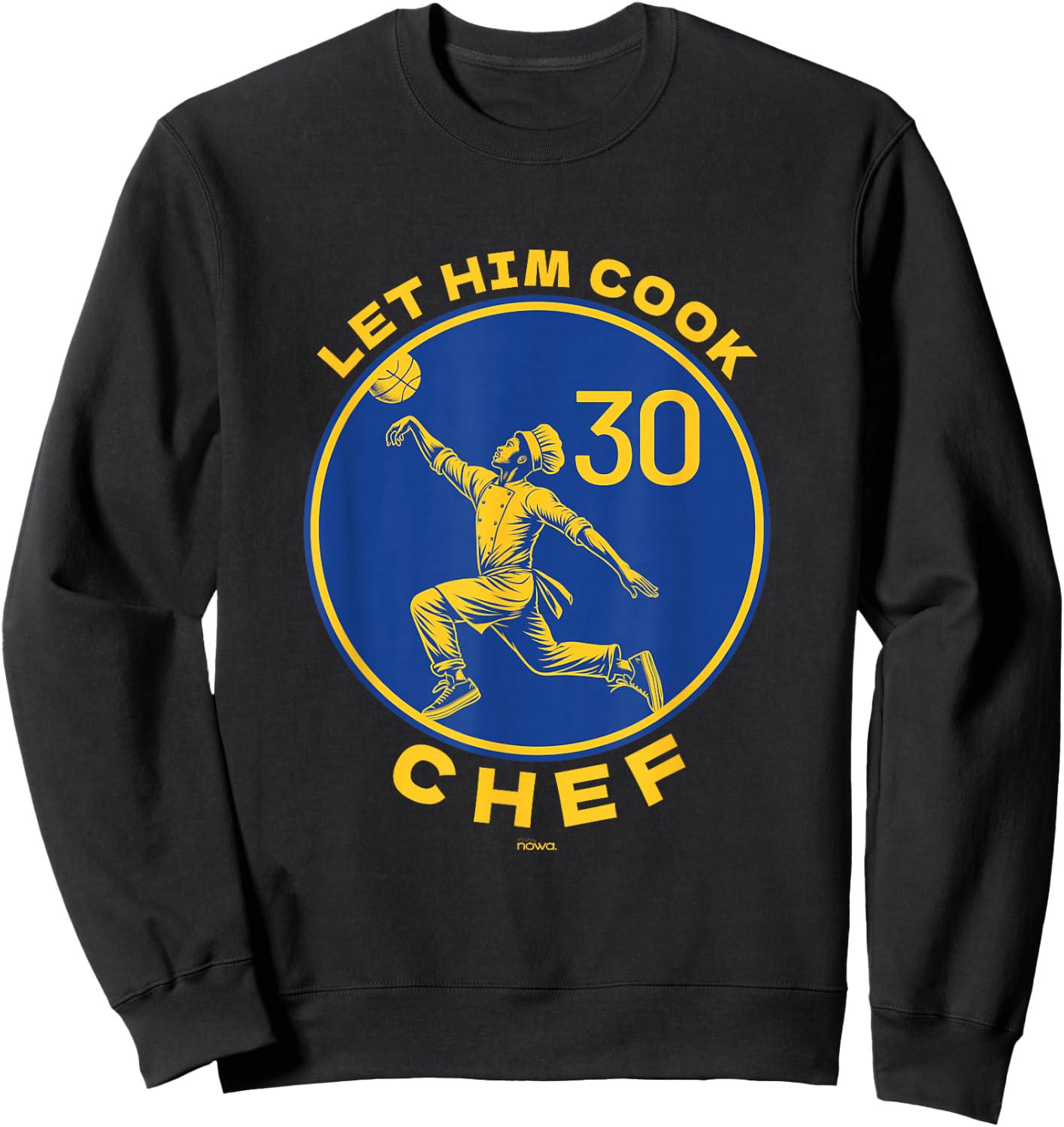 Let the Chef Cook Funny Basketball Court Legend Motivation Sweatshirt - Sweatshirt | Black