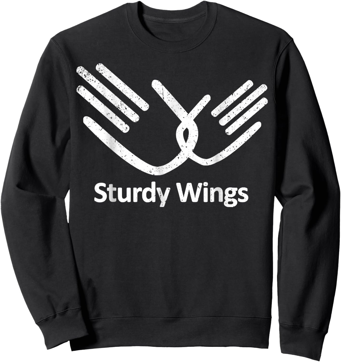 Vintage Sturdy Wings Sweatshirt - Sweatshirt | Black