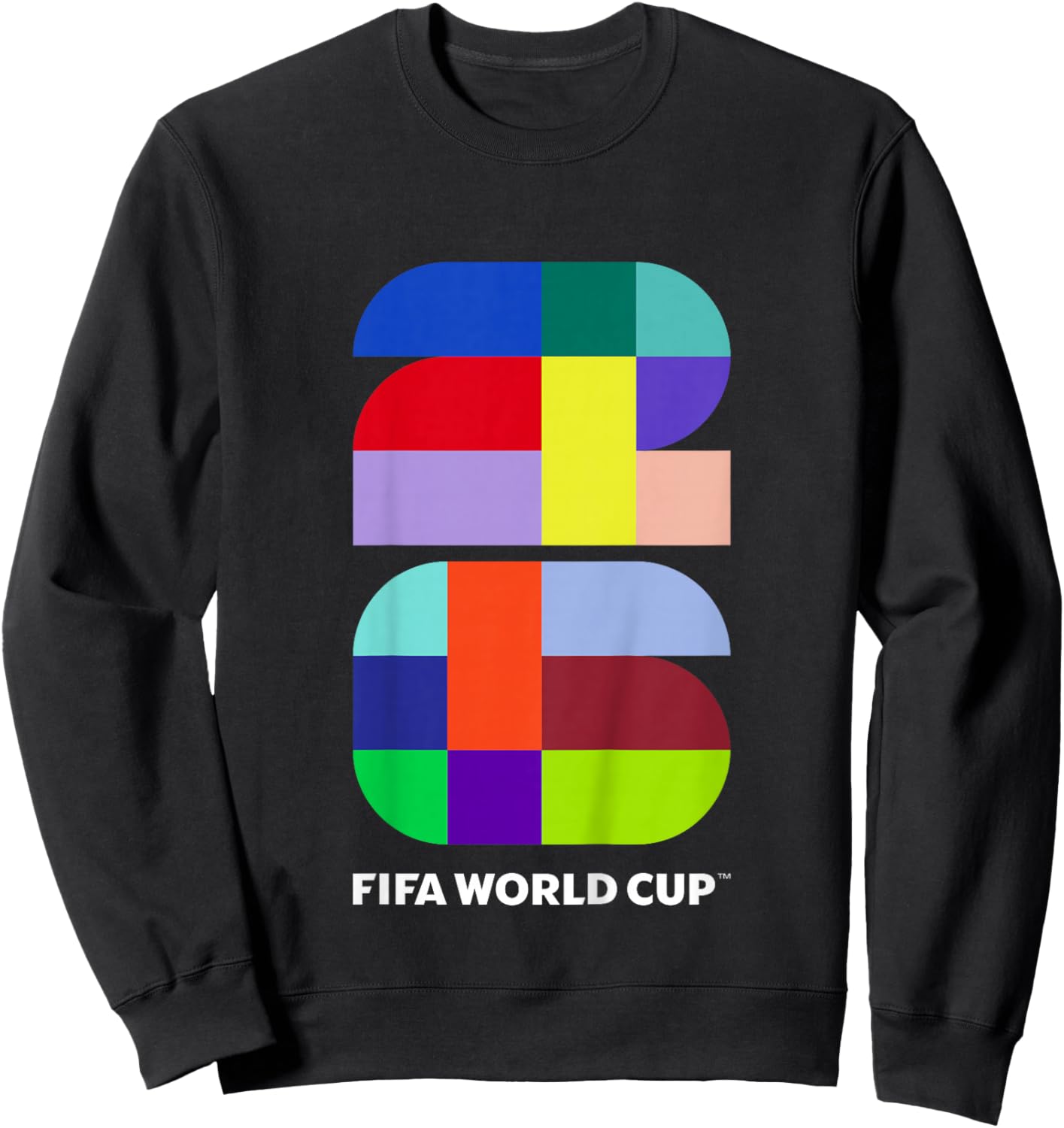 Kids FIFA World CUP26 FIFA Host Country Logo Color Sweatshirt - Sweatshirt | Black