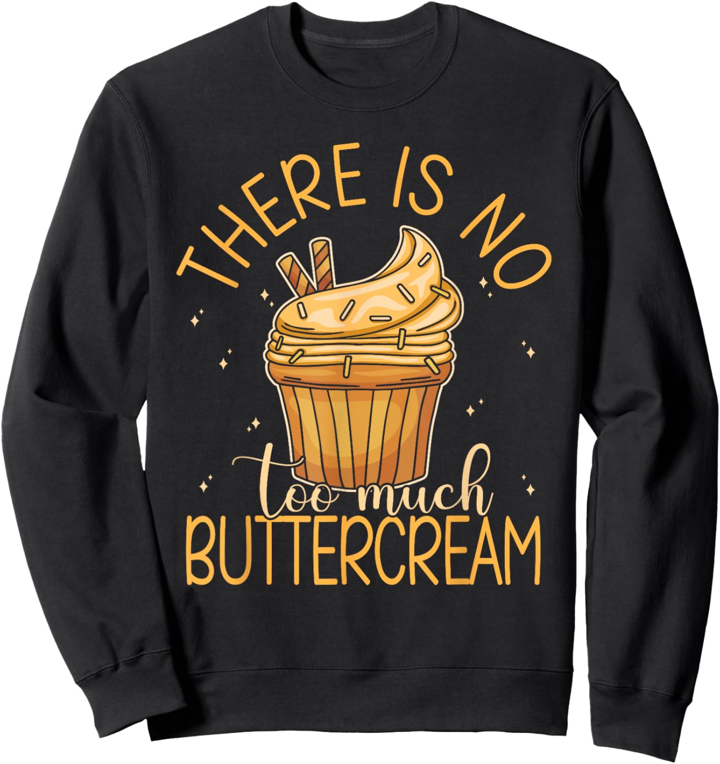 Buttercream Cupcake Sweatshirt - Sweatshirt | Black