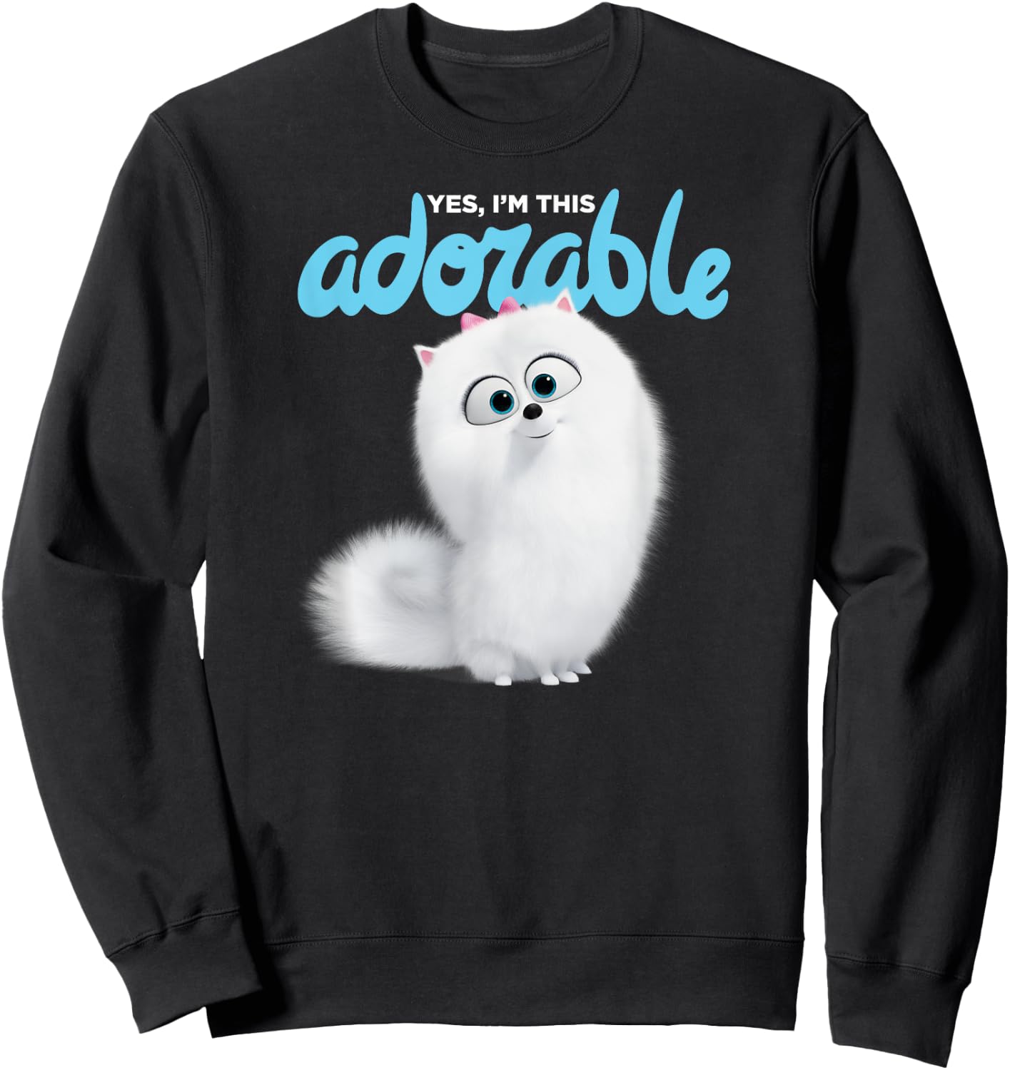 The Secret Life of Pets 2 Gidget Yes I'm This Adorable Sweatshirt - Sweatshirt | Black