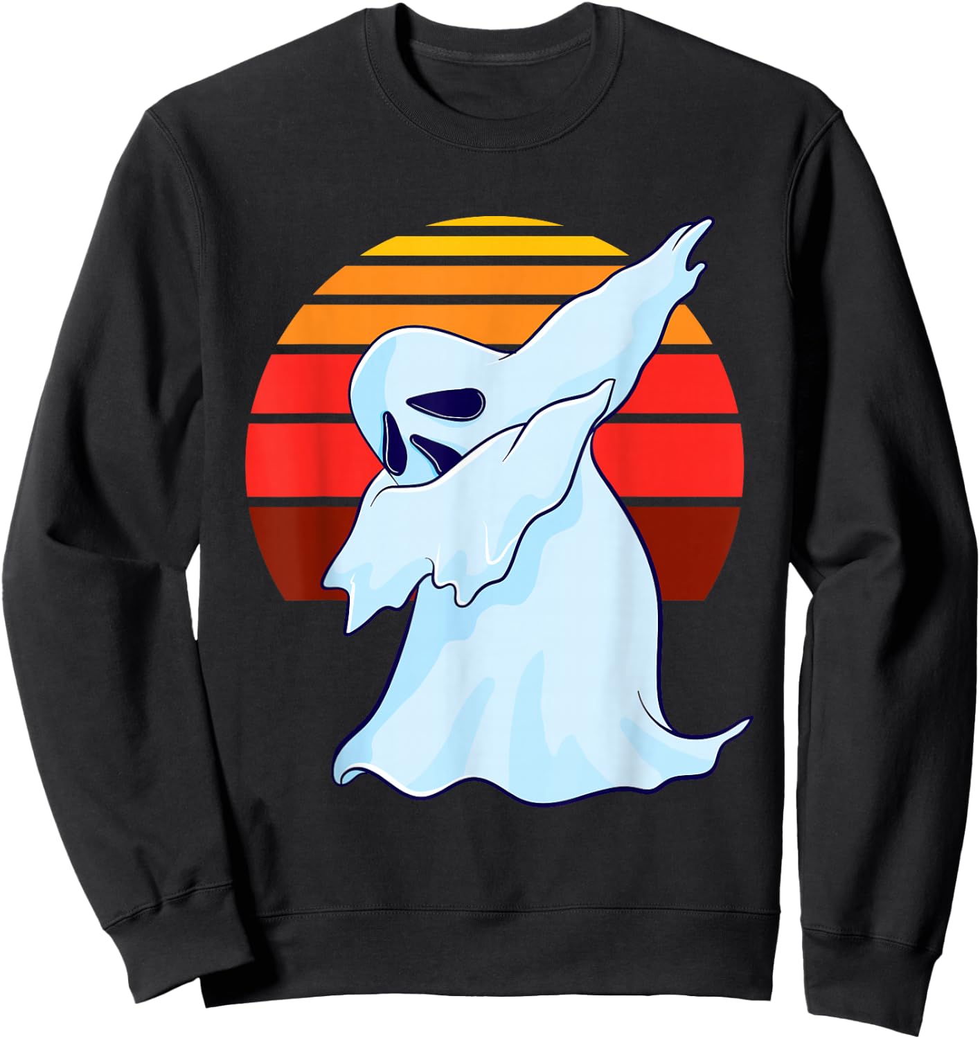 Dabbing Ghost Hunting Halloween Paranormal Investigator Sweatshirt - Sweatshirt | Black