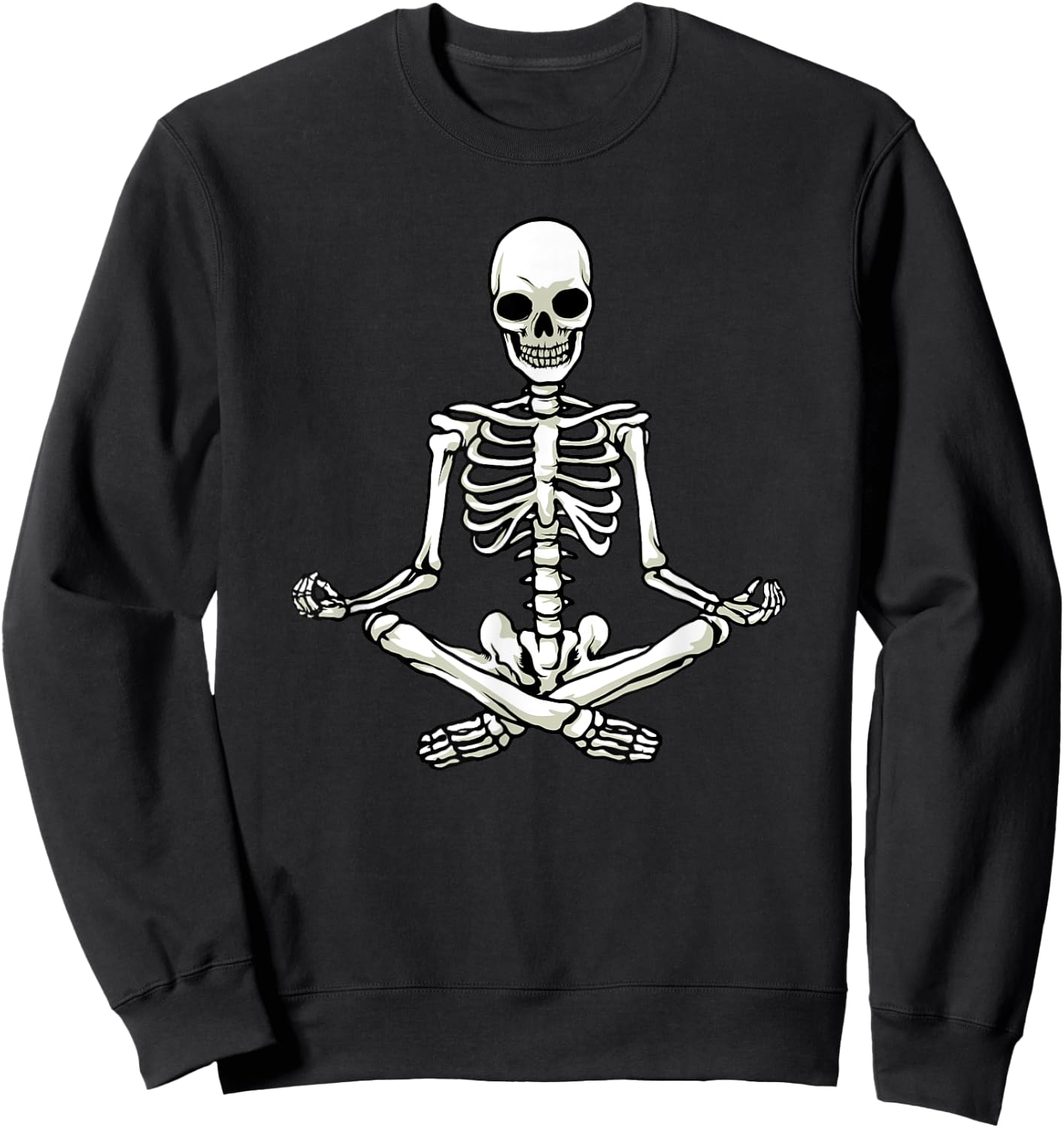 Yoga Skeleton Sweatshirt - Sweatshirt | Black