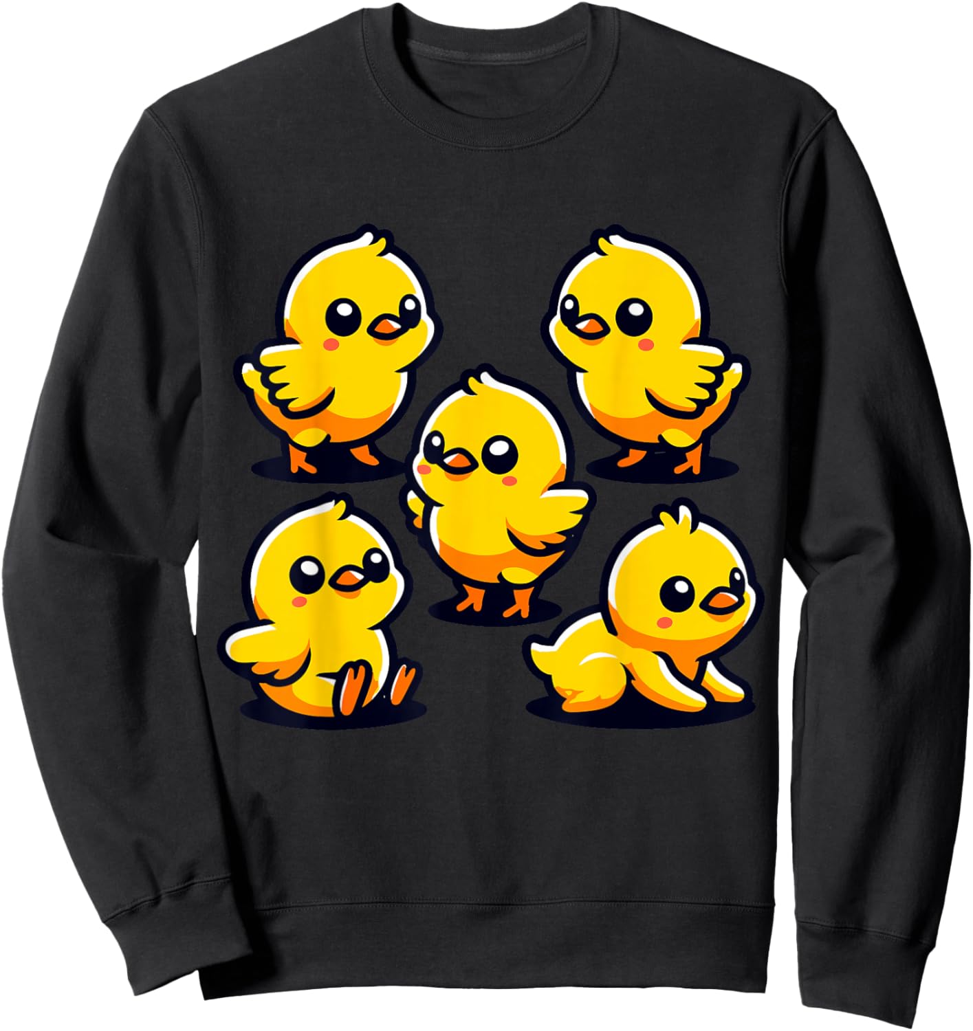 Baby Chicken Chick Chicken Farmer Sweatshirt - Sweatshirt | Black