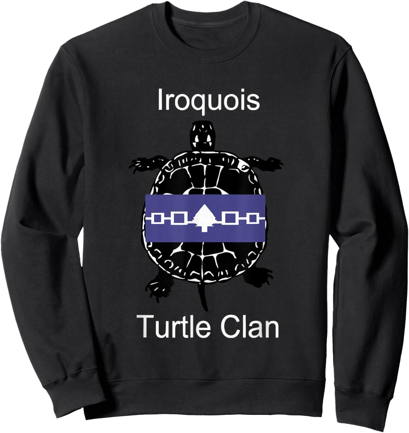 Iroquois Turtle Clan Sweatshirt - Sweatshirt | Black