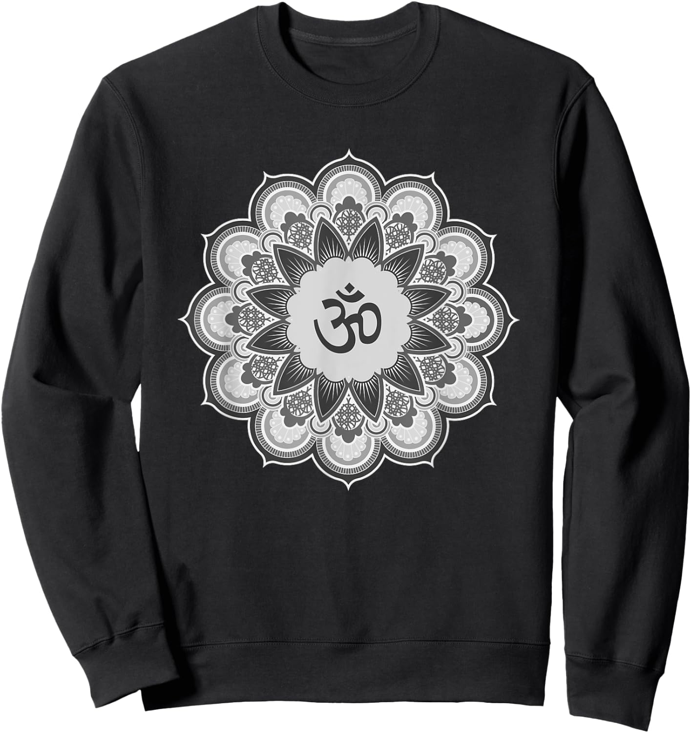 Om Ohm Aum Symbol Spiritual Yoga Yoga Sweatshirt - Sweatshirt | Black