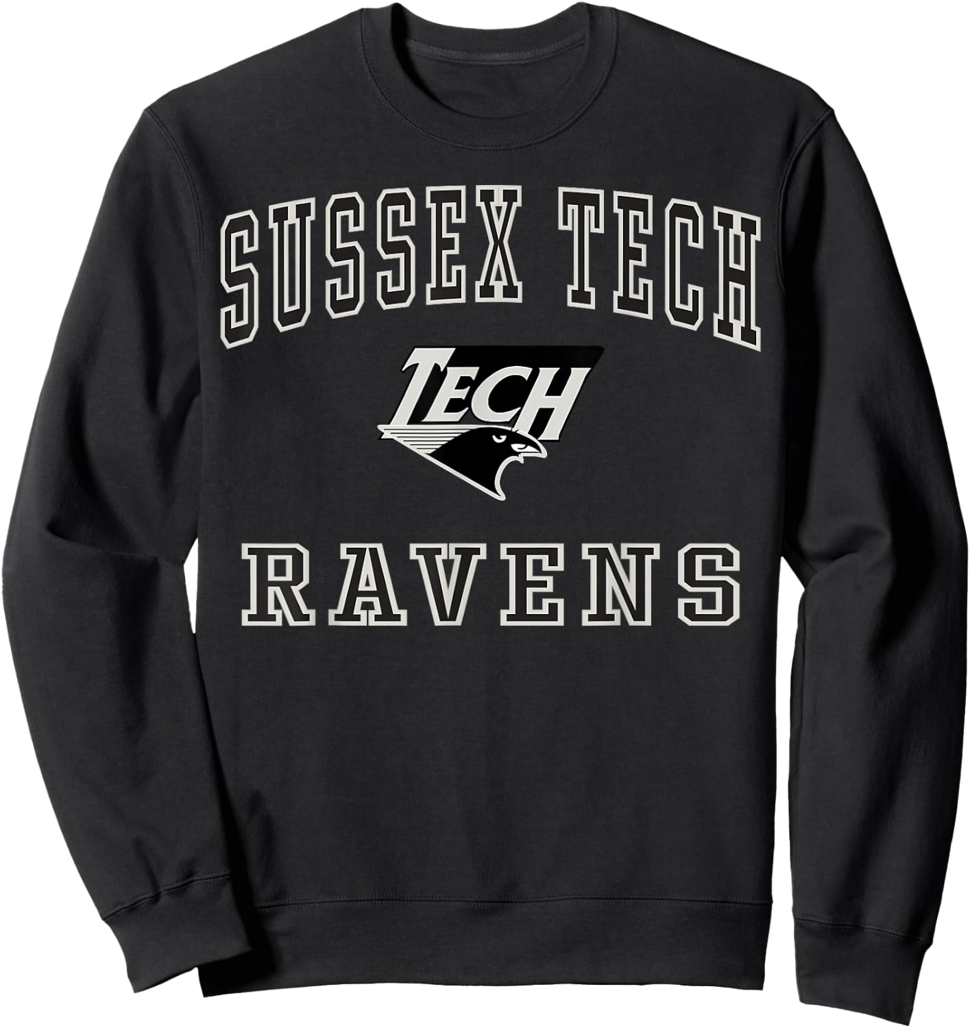 Sussex Tech High School Ravens C1 Sweatshirt - Sweatshirt | Black